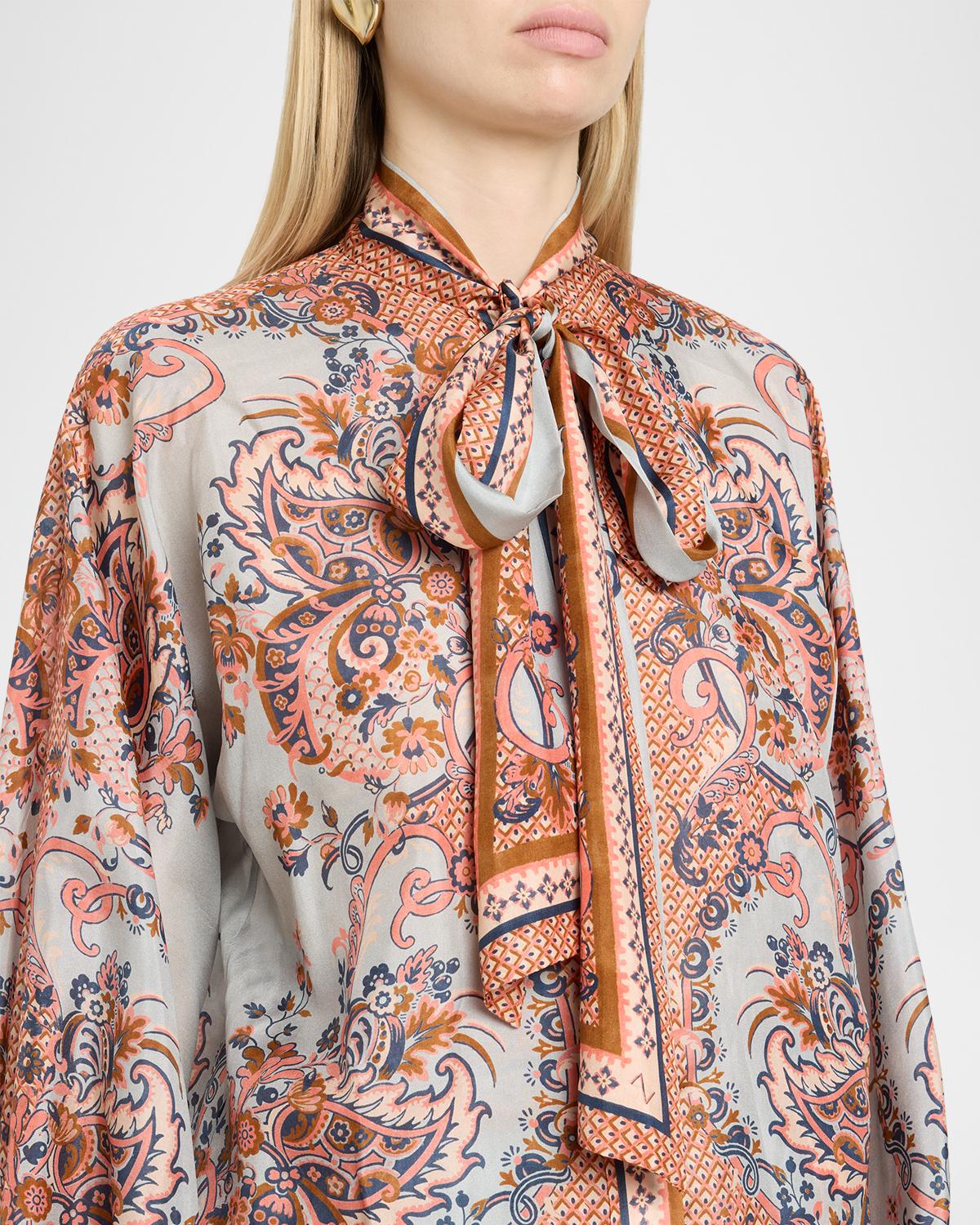 Aster Tie-Neck Blouse - thumbnail 5
