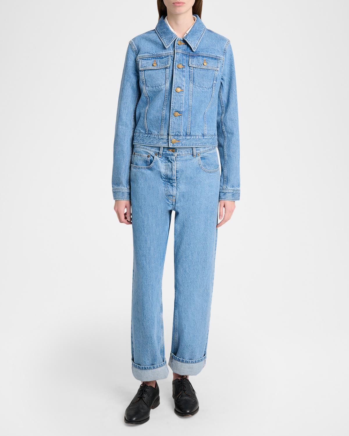 Shrunken-Fit Denim Jacket - thumbnail 2