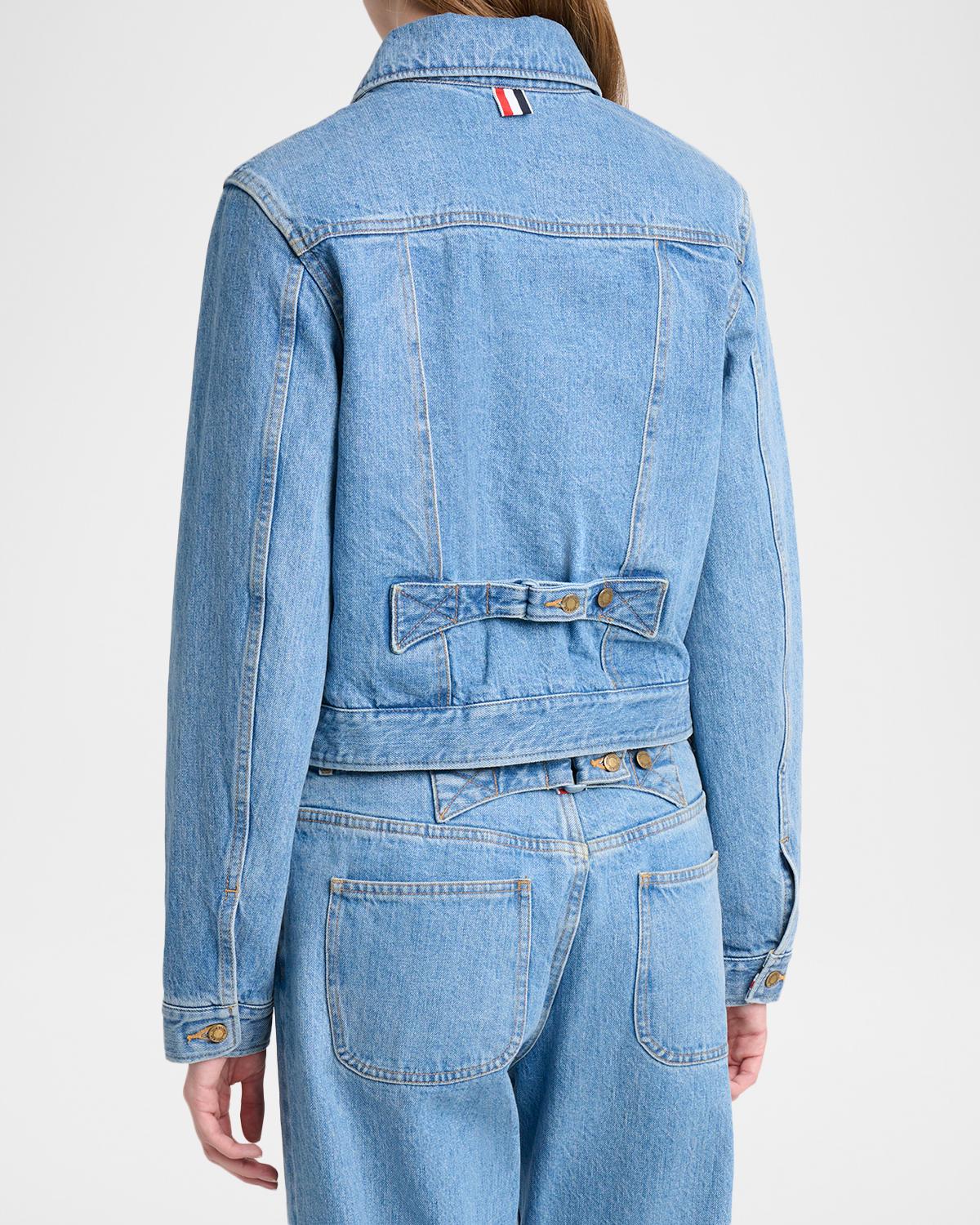 Shrunken-Fit Denim Jacket - thumbnail 3