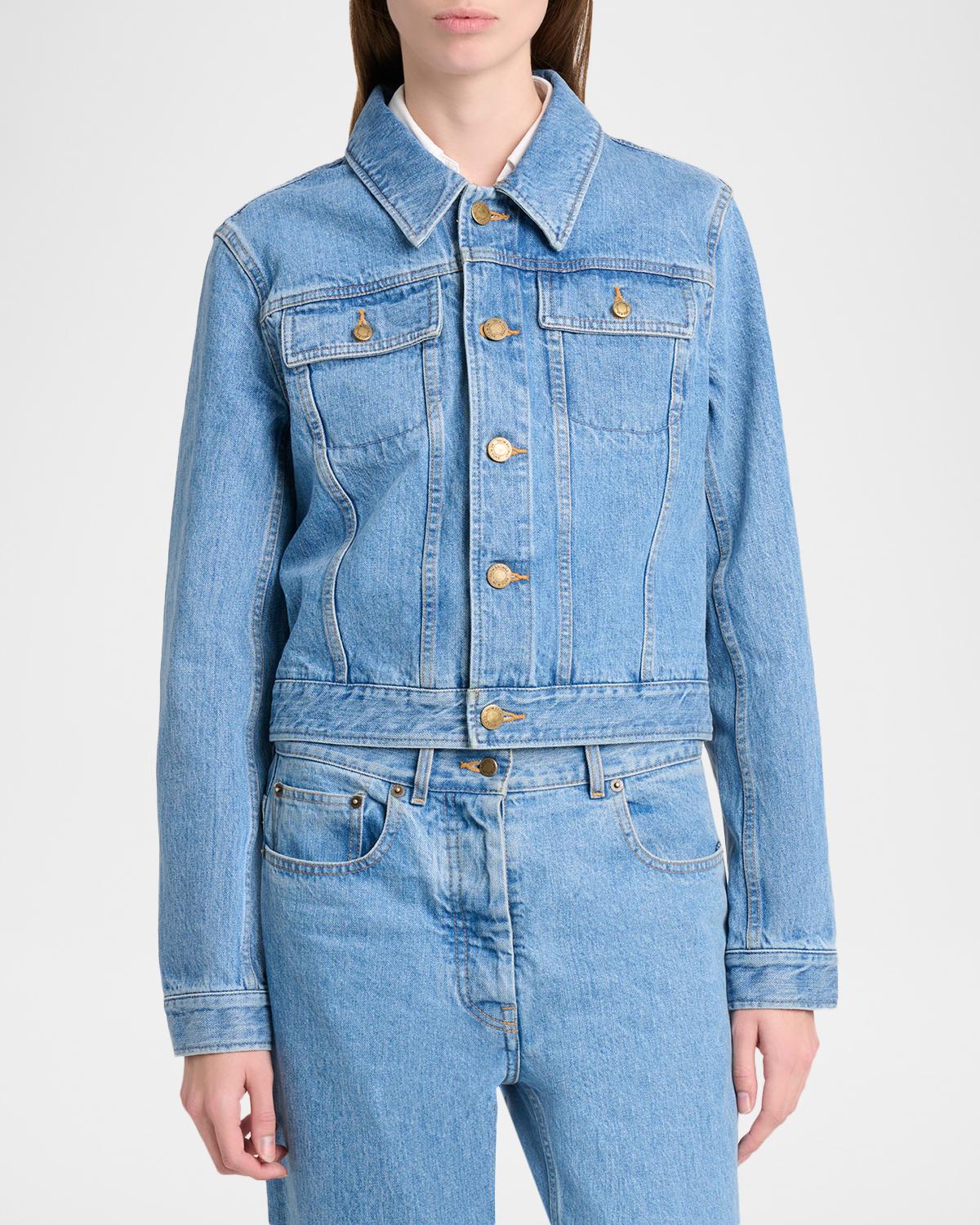 Shrunken-Fit Denim Jacket - thumbnail 4