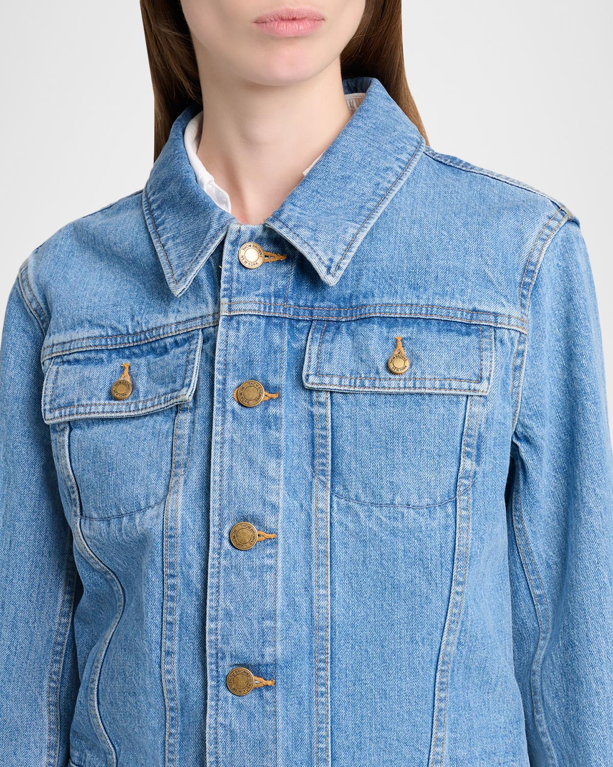 Shrunken-Fit Denim Jacket - thumbnail 5