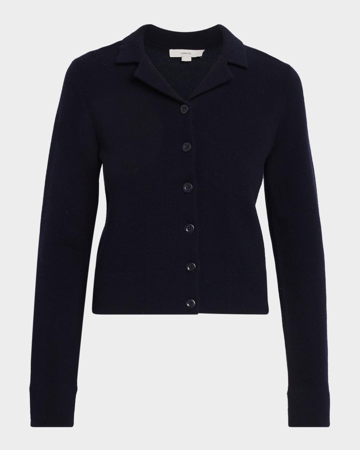 Double-Face Wool Cardigan