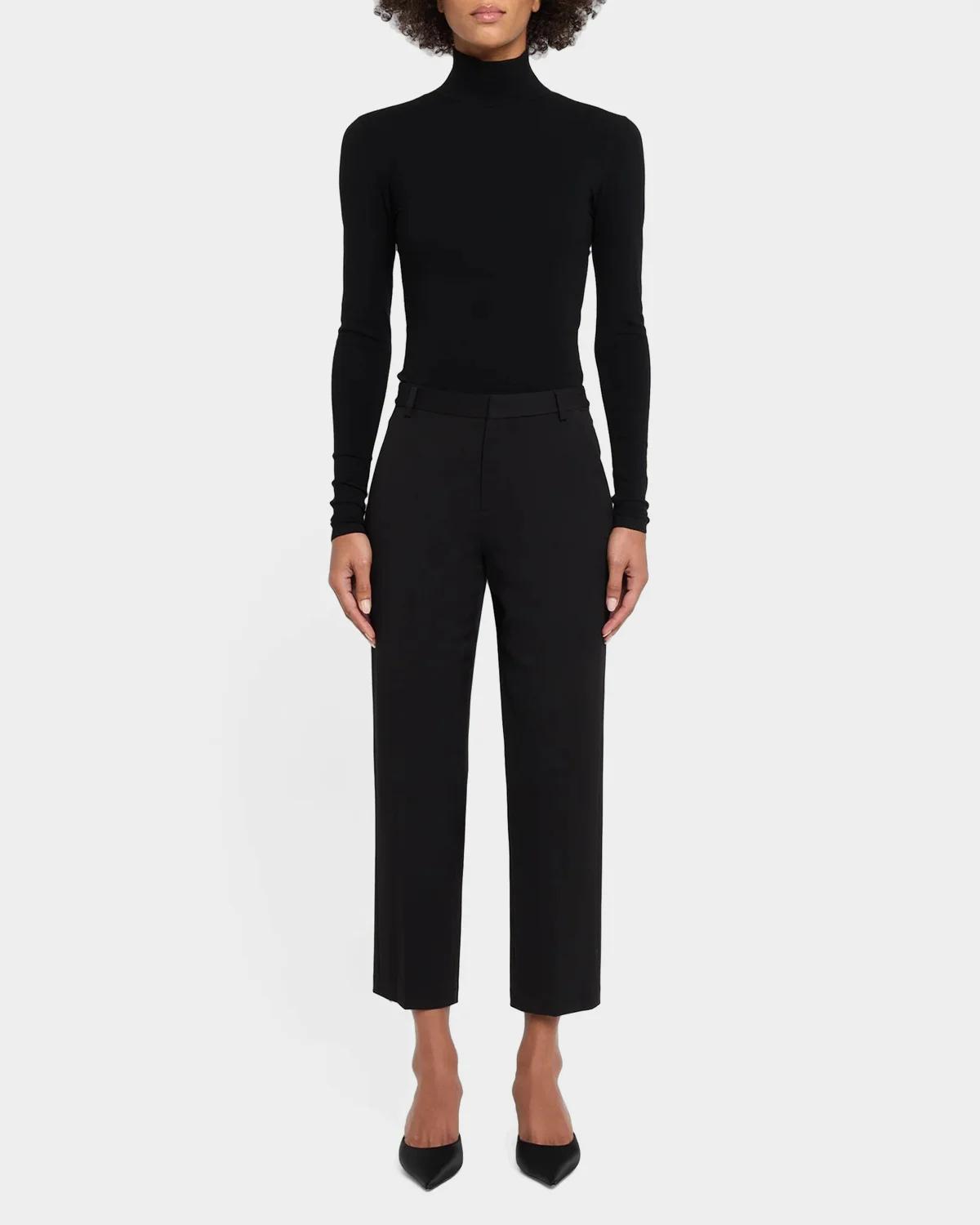 Turtleneck Stretch Viscose Bodysuit - thumbnail 2