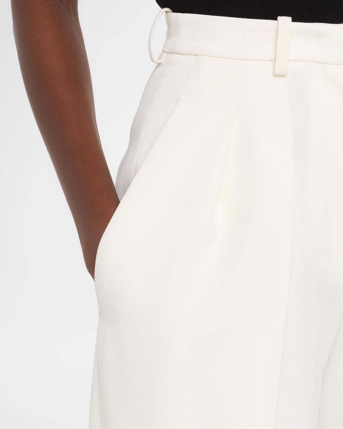 Pleated High-Rise Wool Pants - thumbnail 5