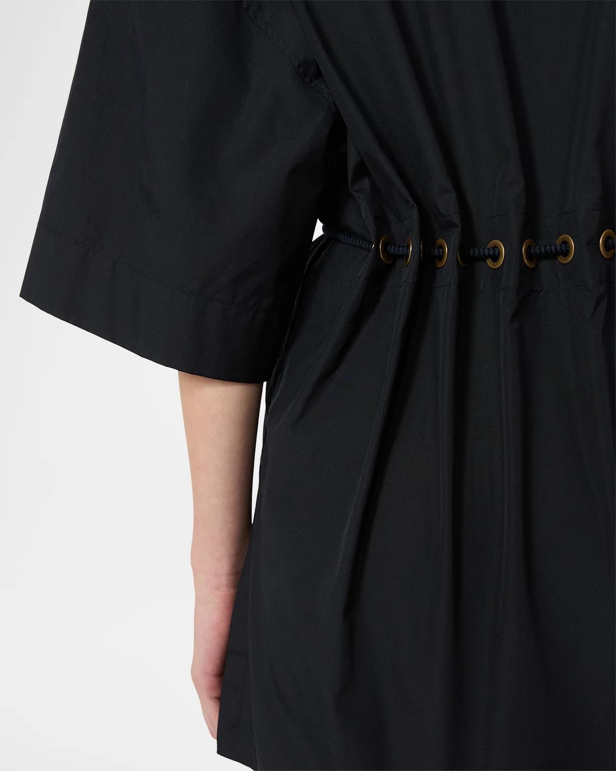 Mancora Belted 3/4-Sleeve Cotton Button-Down Shirt - thumbnail 5