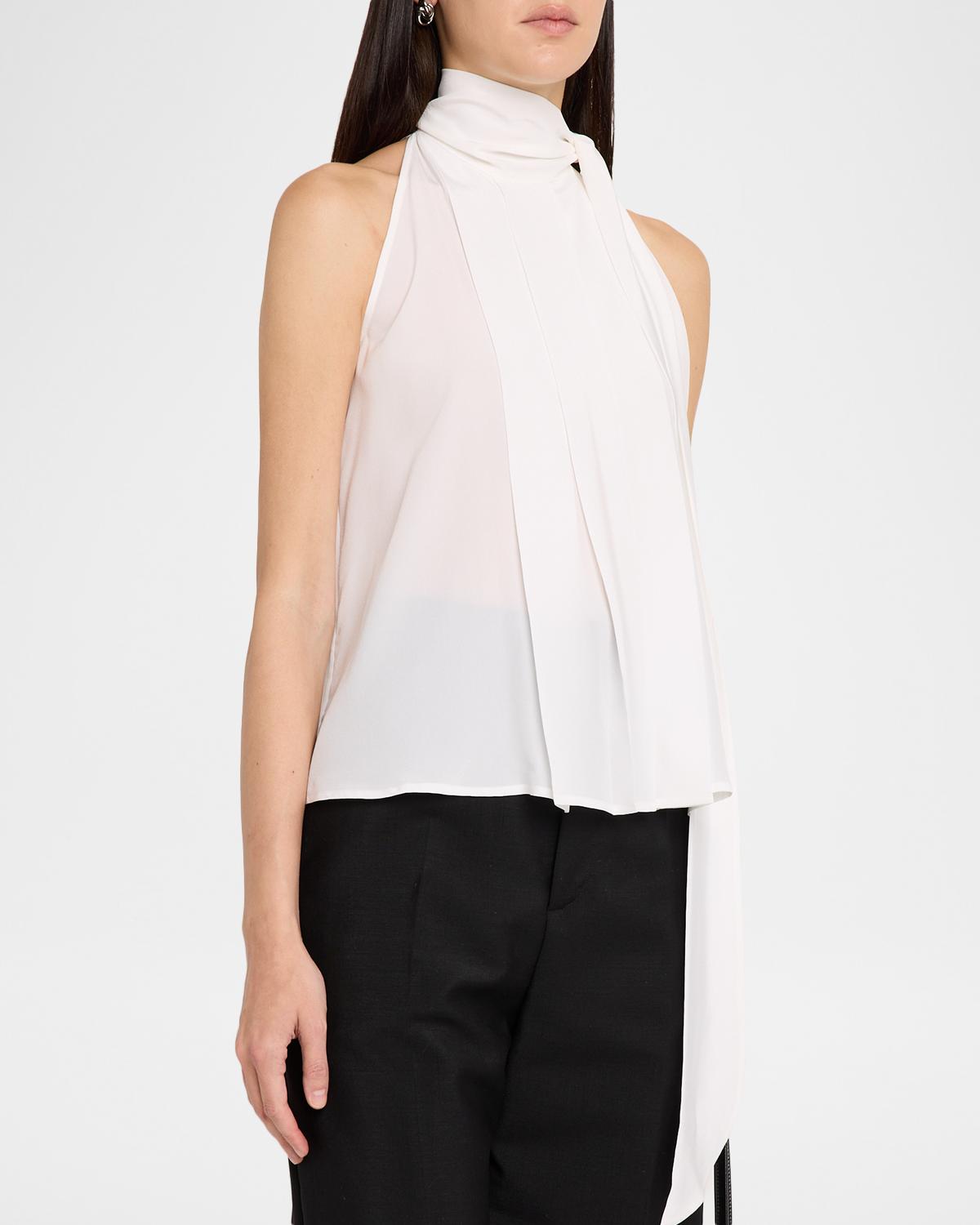 Fune Abstract-Print Silk Twill Shirt - thumbnail 4
