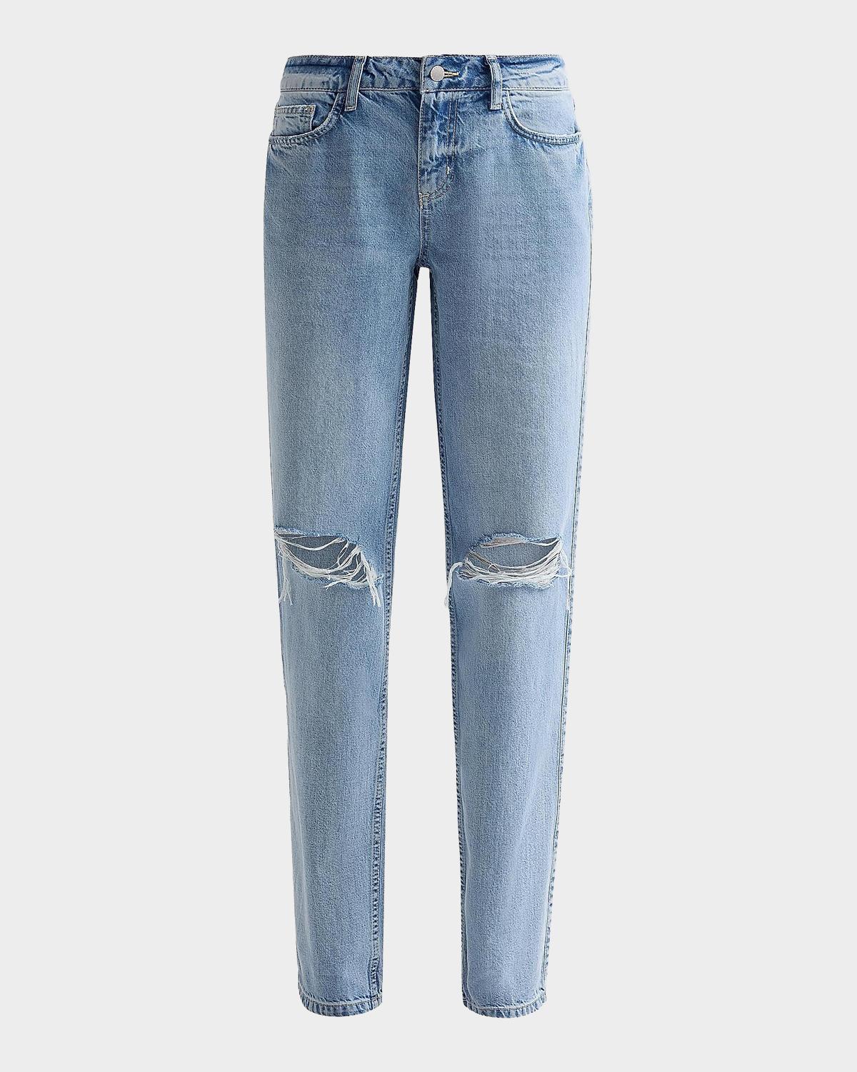 Ashby Slouch Straight-Leg Jeans