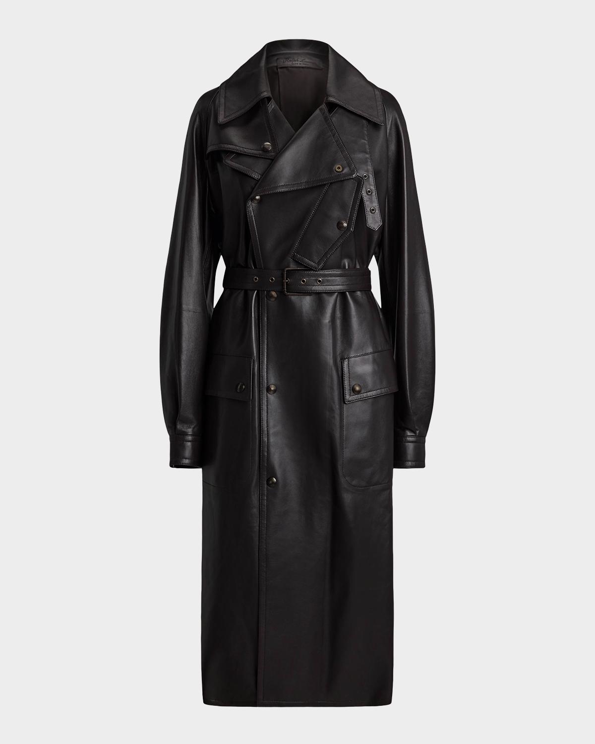 Bailey Lambskin Trench Coat