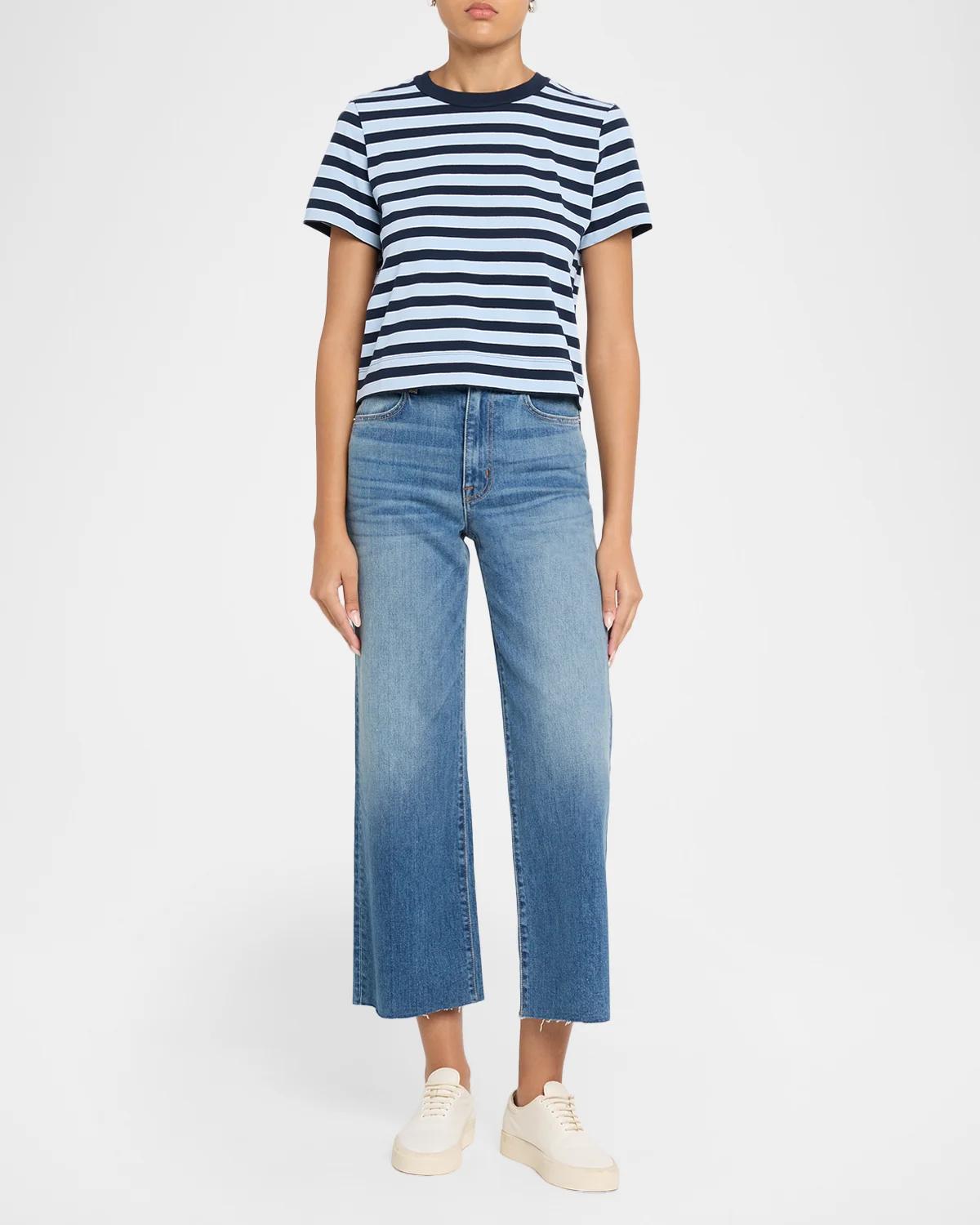 Grace High-Rise Wide-Leg Crop Jeans - thumbnail 2