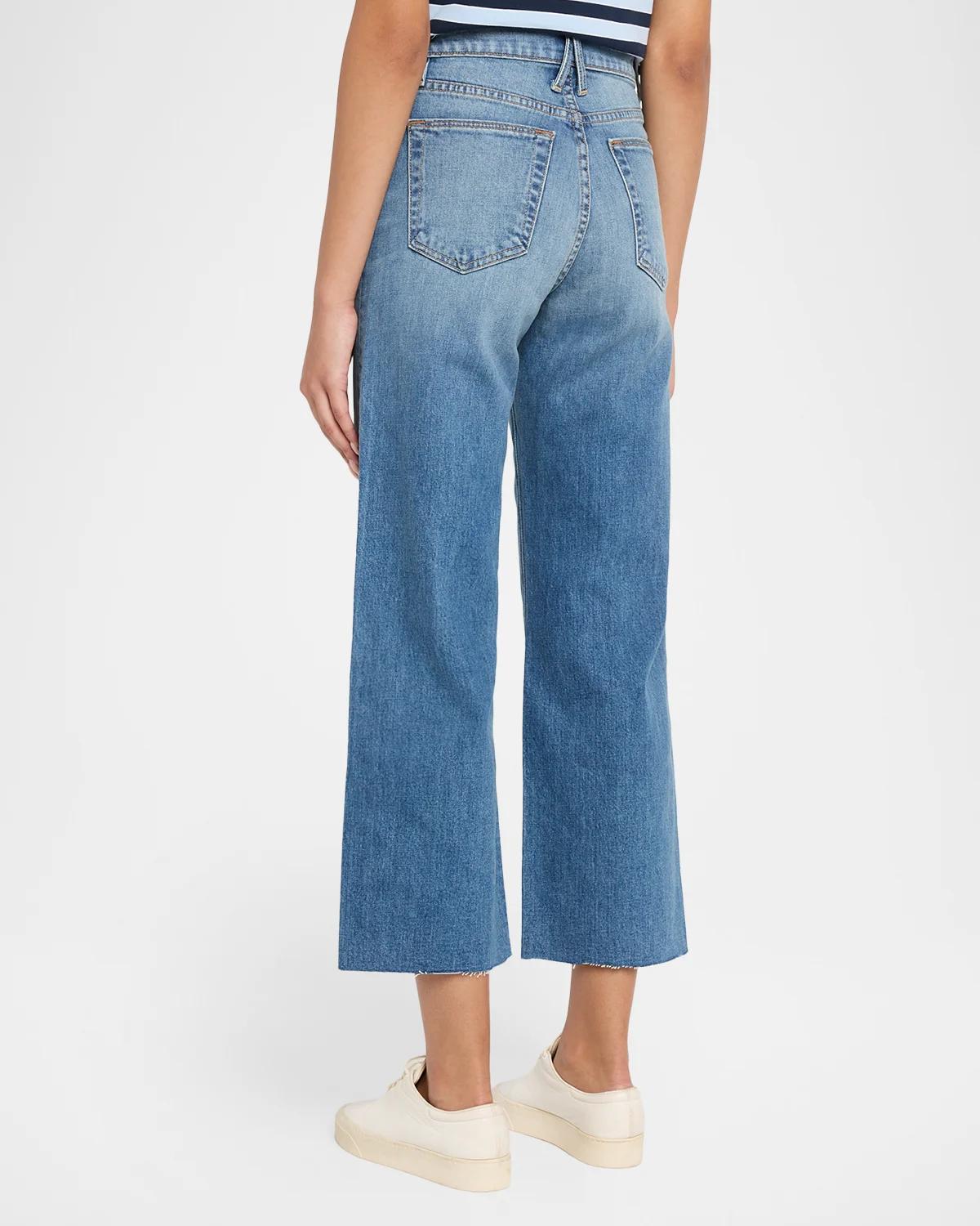 Grace High-Rise Wide-Leg Crop Jeans - thumbnail 3