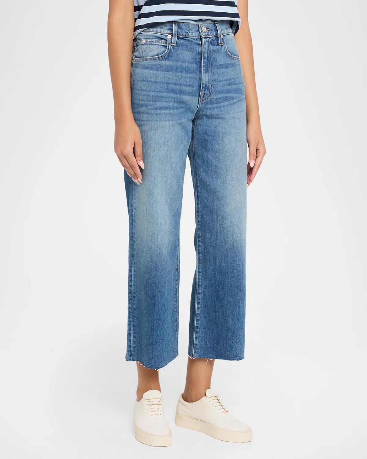 Grace High-Rise Wide-Leg Crop Jeans - thumbnail 4