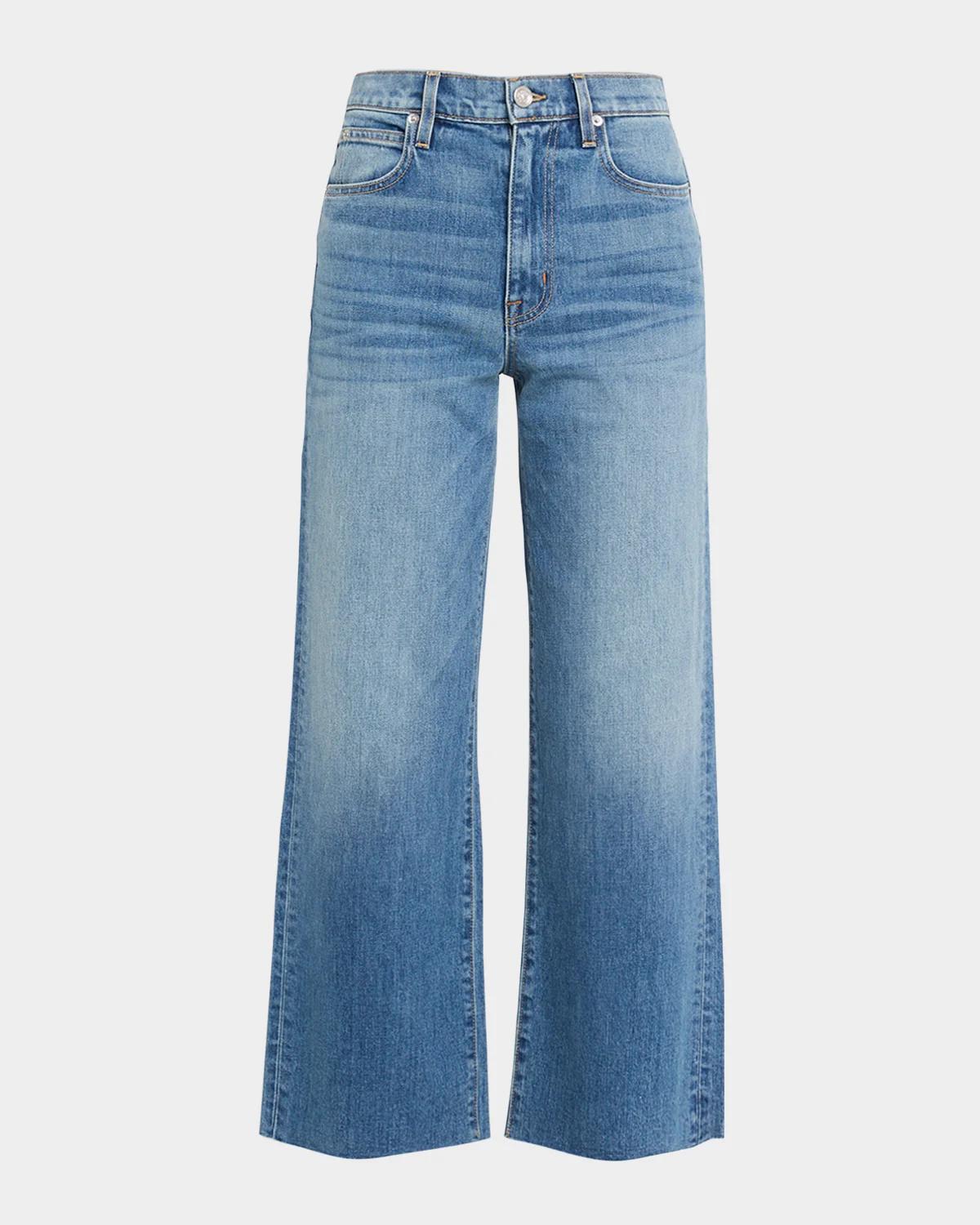 Grace High-Rise Wide-Leg Crop Jeans
