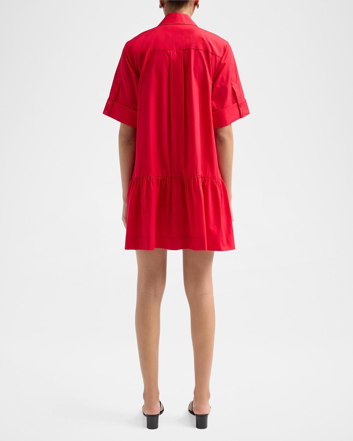 Criss Cotton-Blend Mini Shirtdress - thumbnail 3