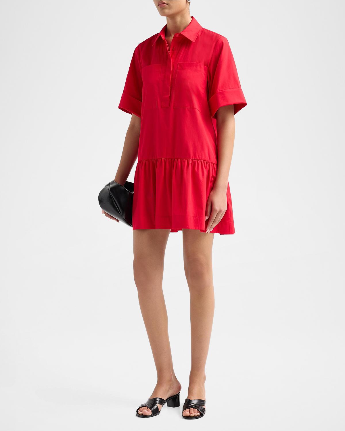 Criss Cotton-Blend Mini Shirtdress - thumbnail 4