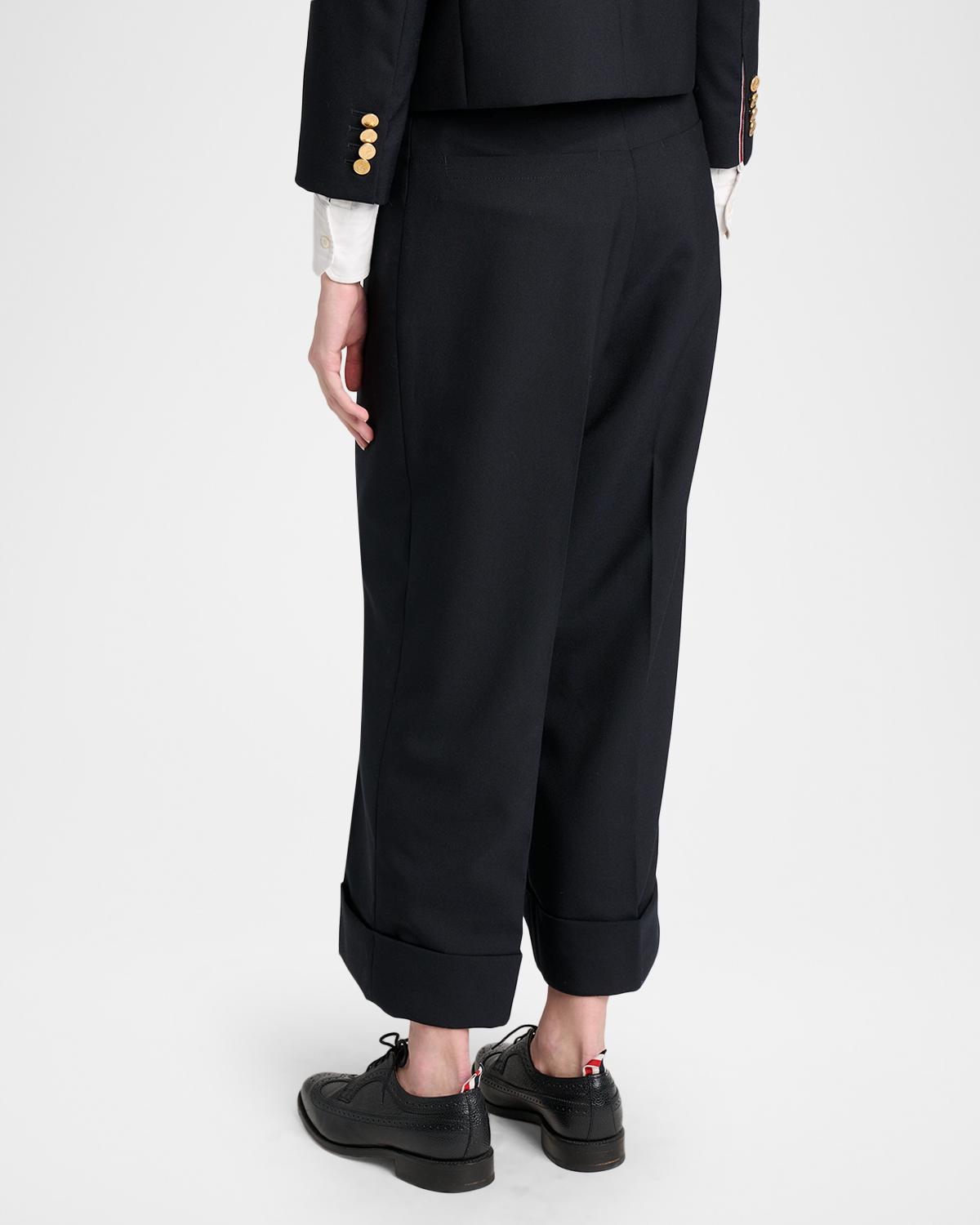 Wool Cardigan-Style Pocket Trousers - thumbnail 2