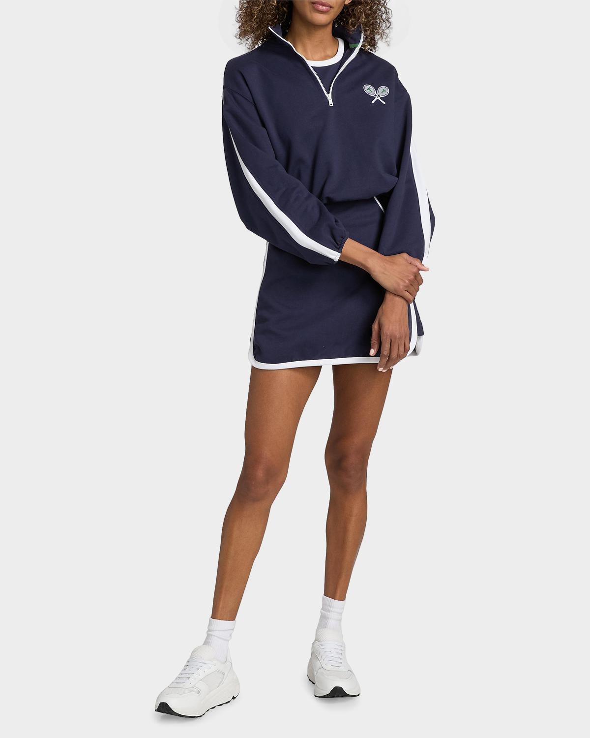 Maria Terry Quarter-Zip Pullover - thumbnail 2