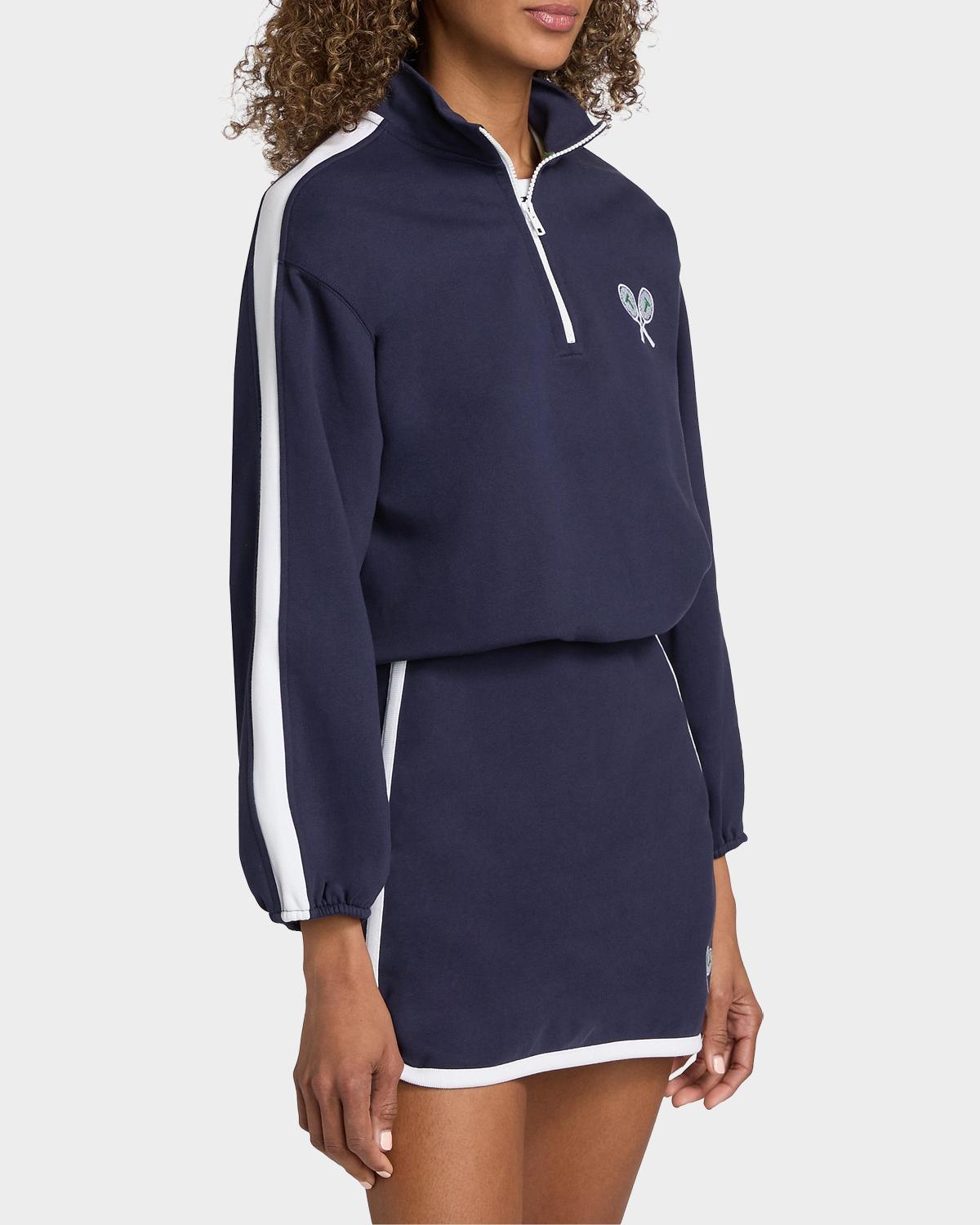 Maria Terry Quarter-Zip Pullover - thumbnail 6