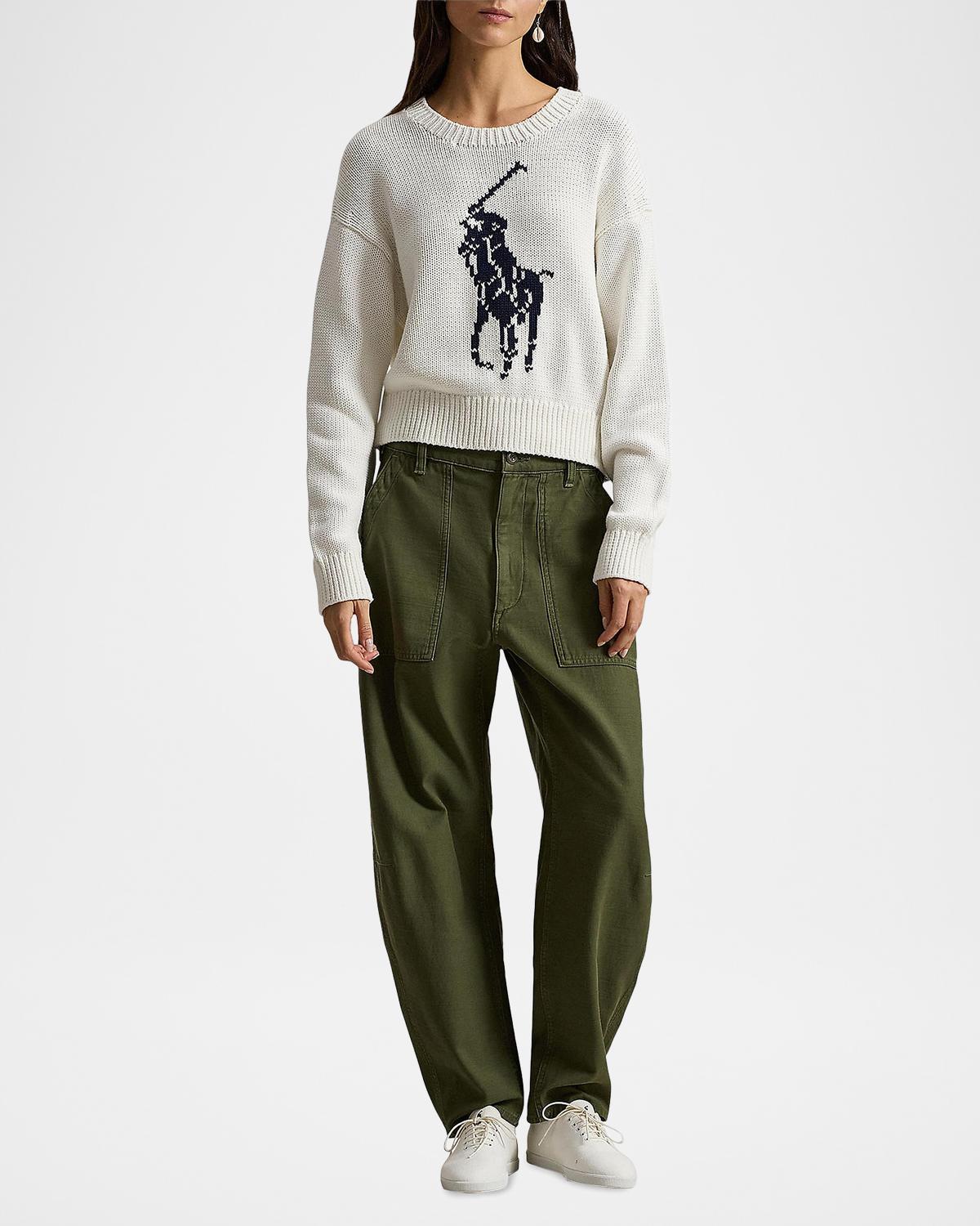 Logo Cotton Sweater - thumbnail 2