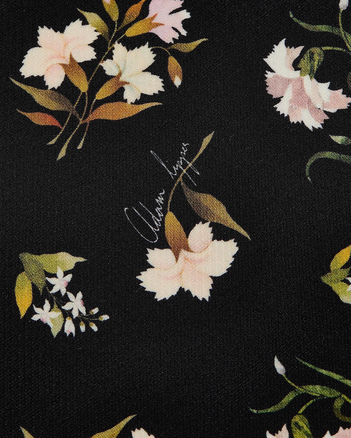 Tilley Floral Wool-Silk Mini Dress - thumbnail 5