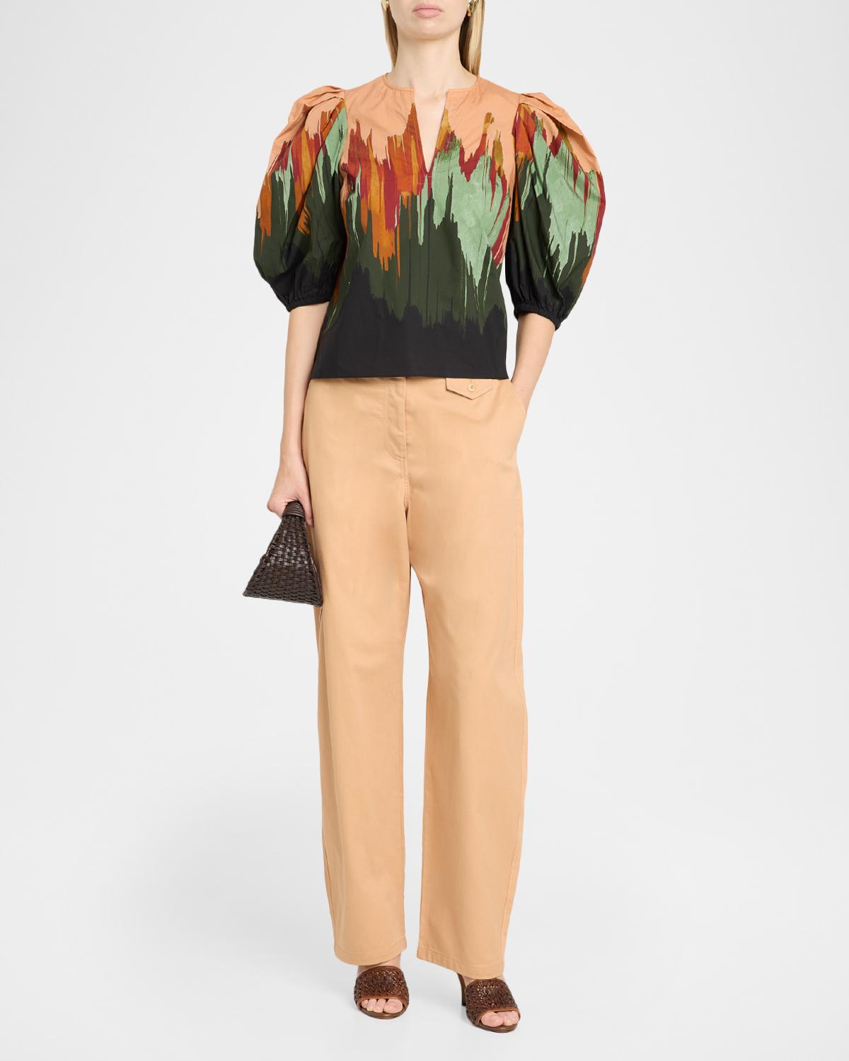 Laure Barrel-Leg Pants - thumbnail 2