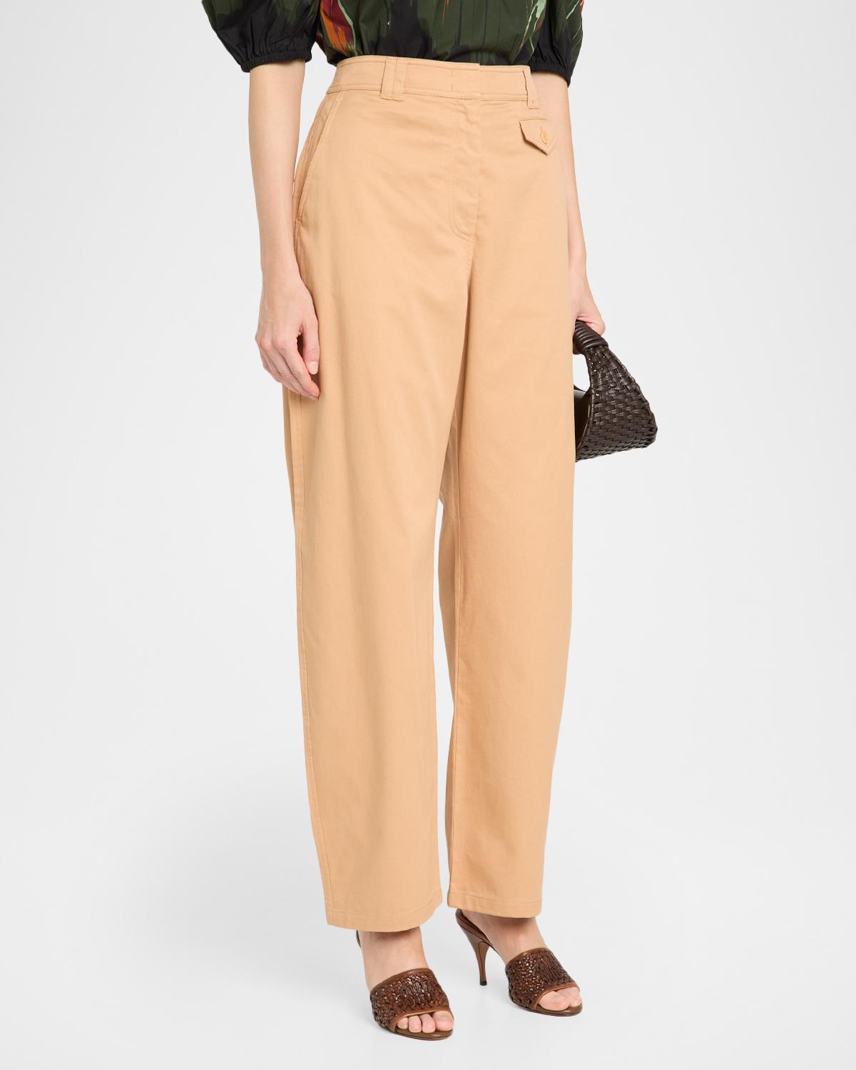 Laure Barrel-Leg Pants - thumbnail 4