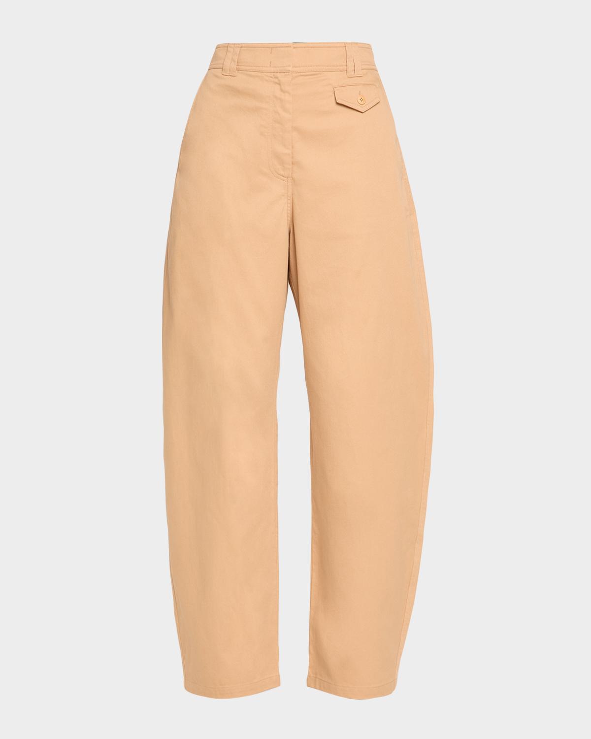 Laure Barrel-Leg Pants