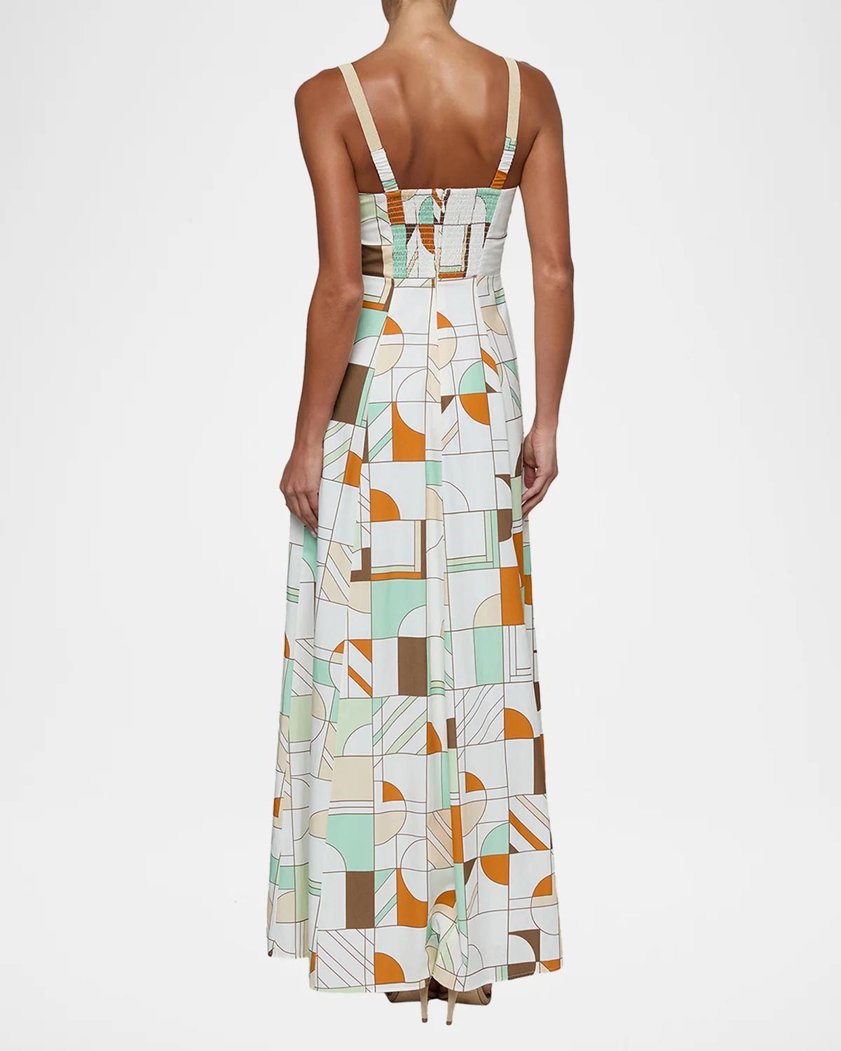 Sutton Geometric Maxi Dress - thumbnail 3