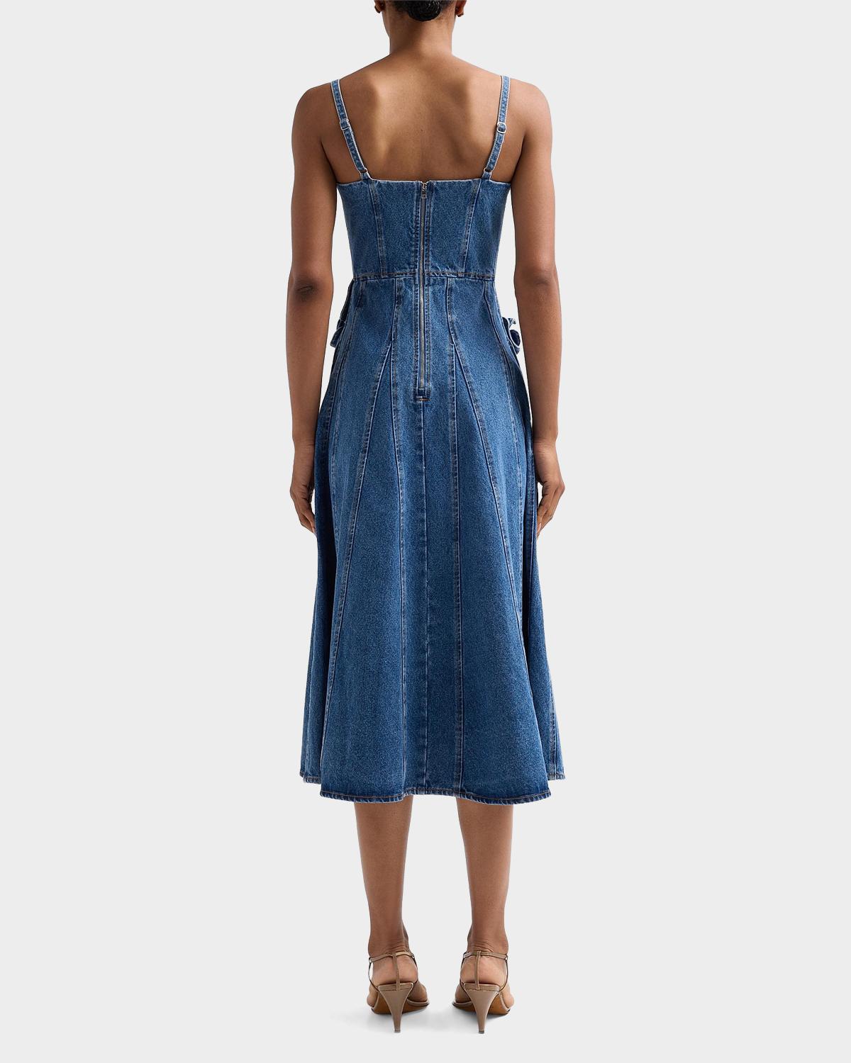 Eryn Denim Midi Dress - thumbnail 3