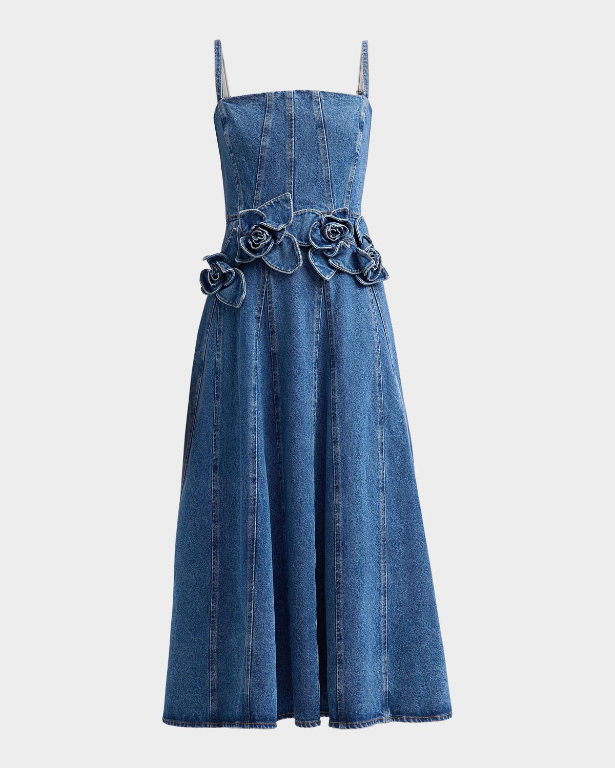 Eryn Denim Midi Dress