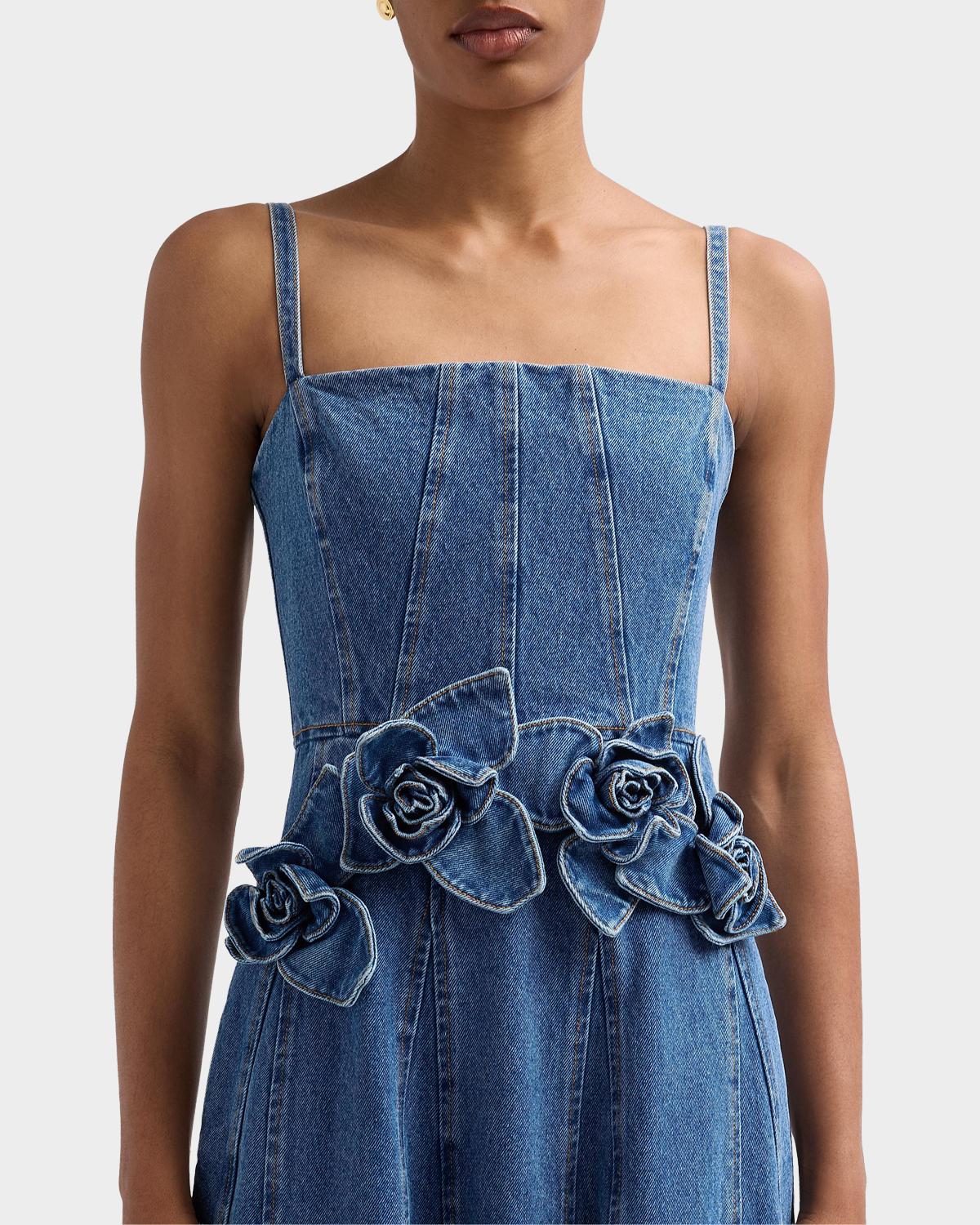Eryn Denim Midi Dress - thumbnail 5