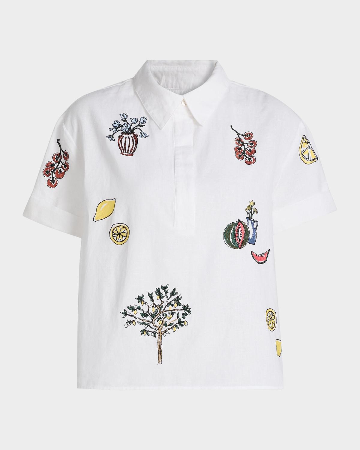 Callum Printed Cotton Shirt