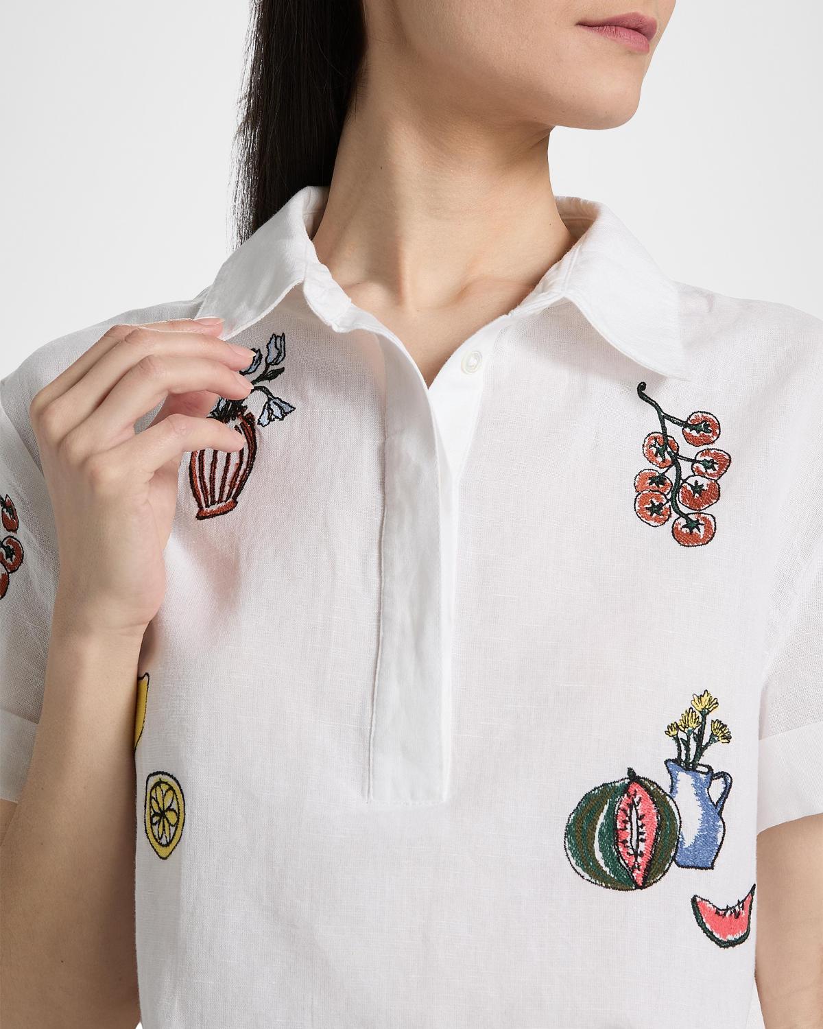 Callum Printed Cotton Shirt - thumbnail 7