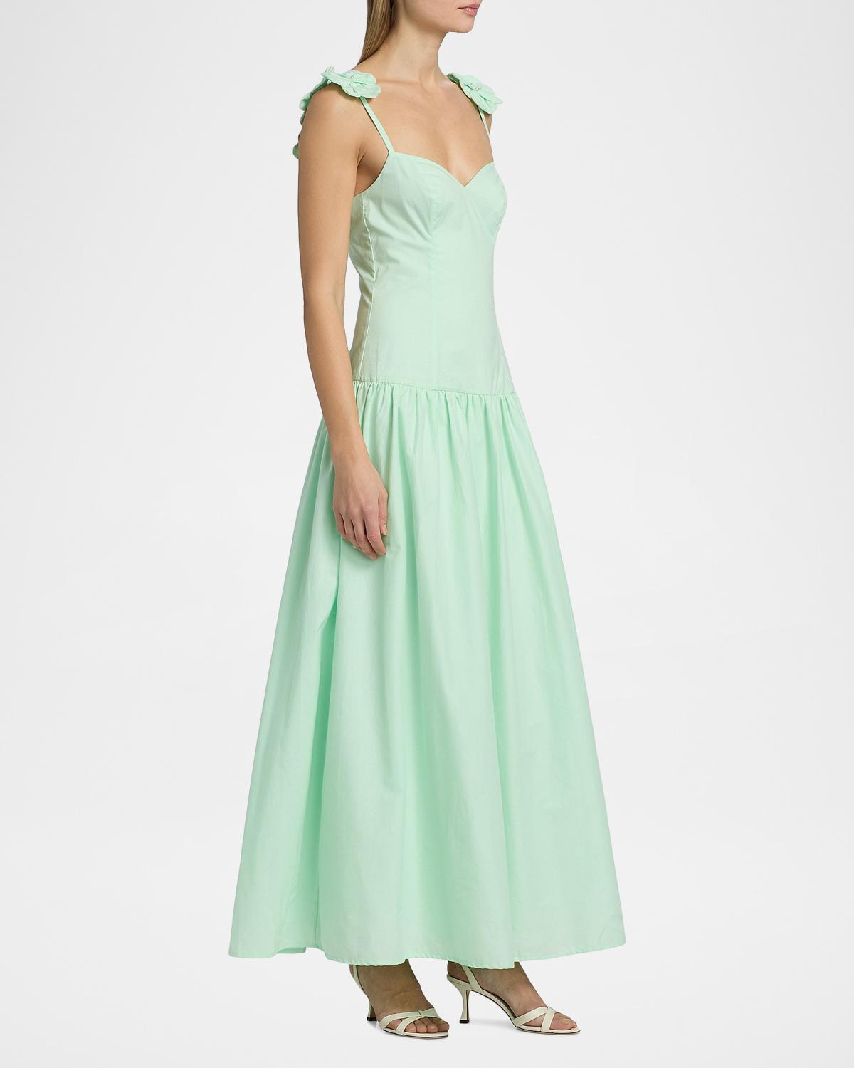 Audrey Cotton Flower Maxi Dress - thumbnail 6