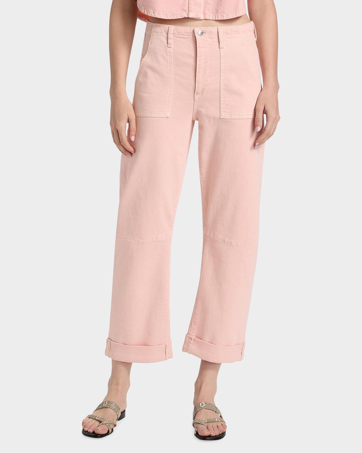 Utility Soft Barrel Crop Jeans - thumbnail 4