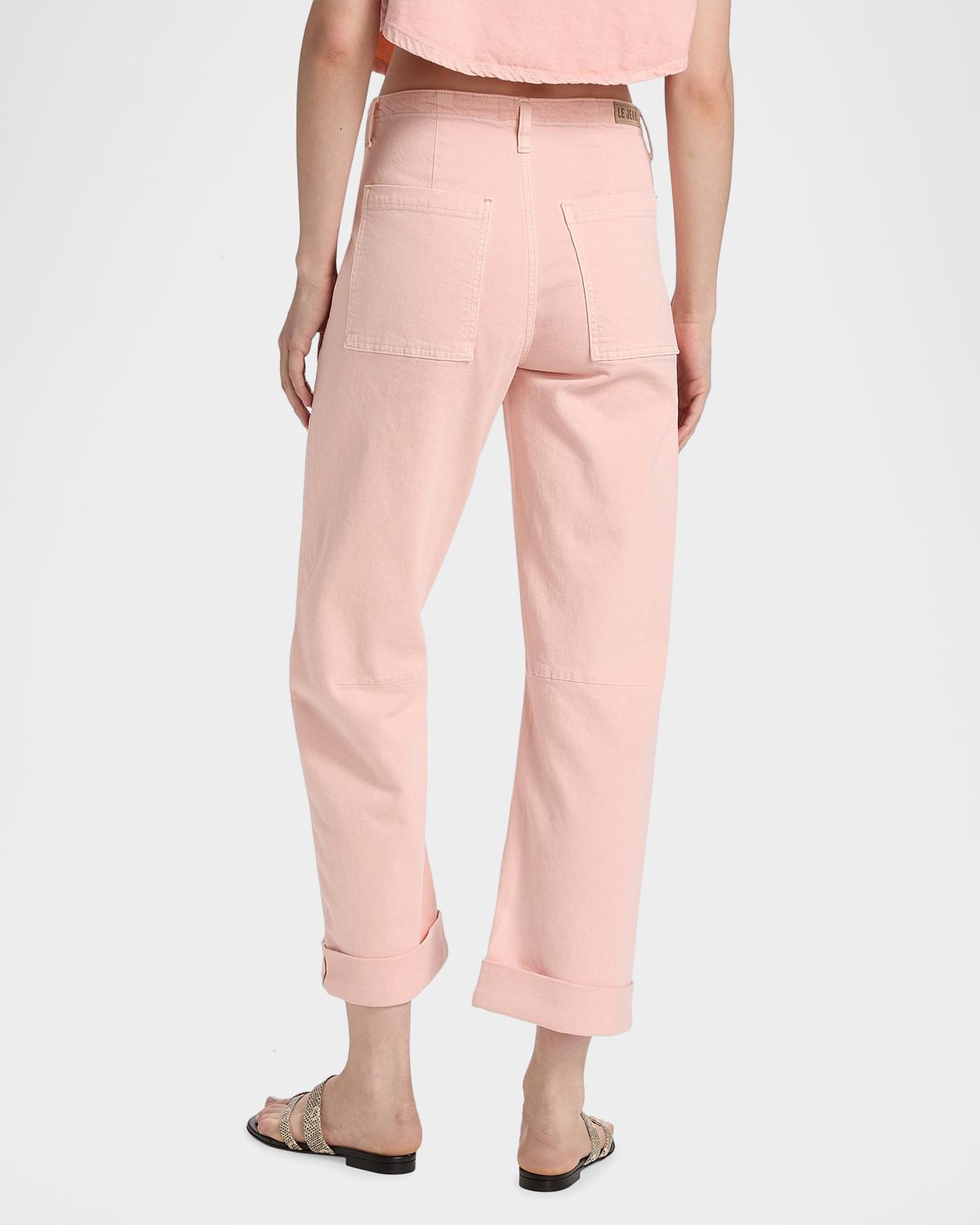 Utility Soft Barrel Crop Jeans - thumbnail 9