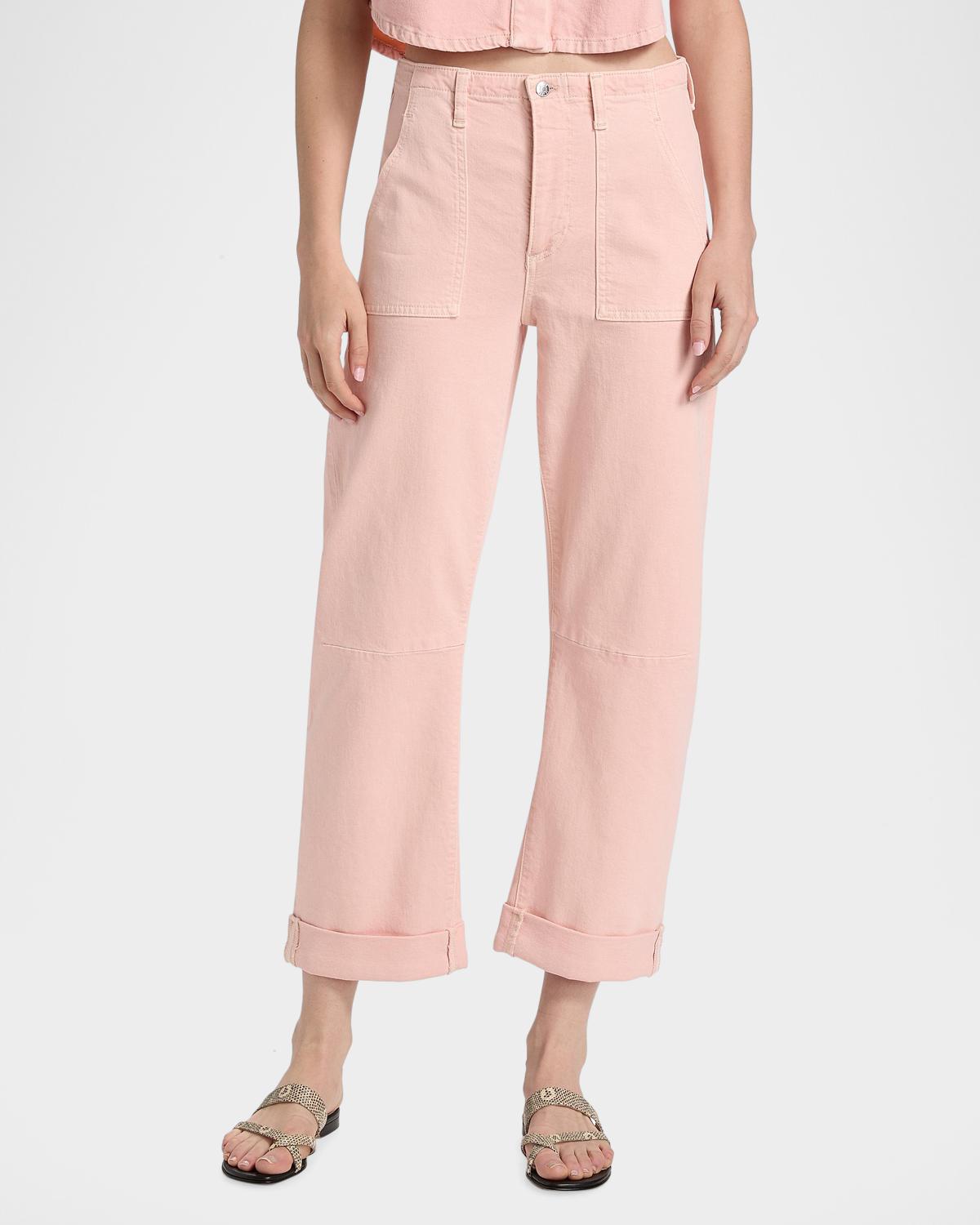 Utility Soft Barrel Crop Jeans - thumbnail 10
