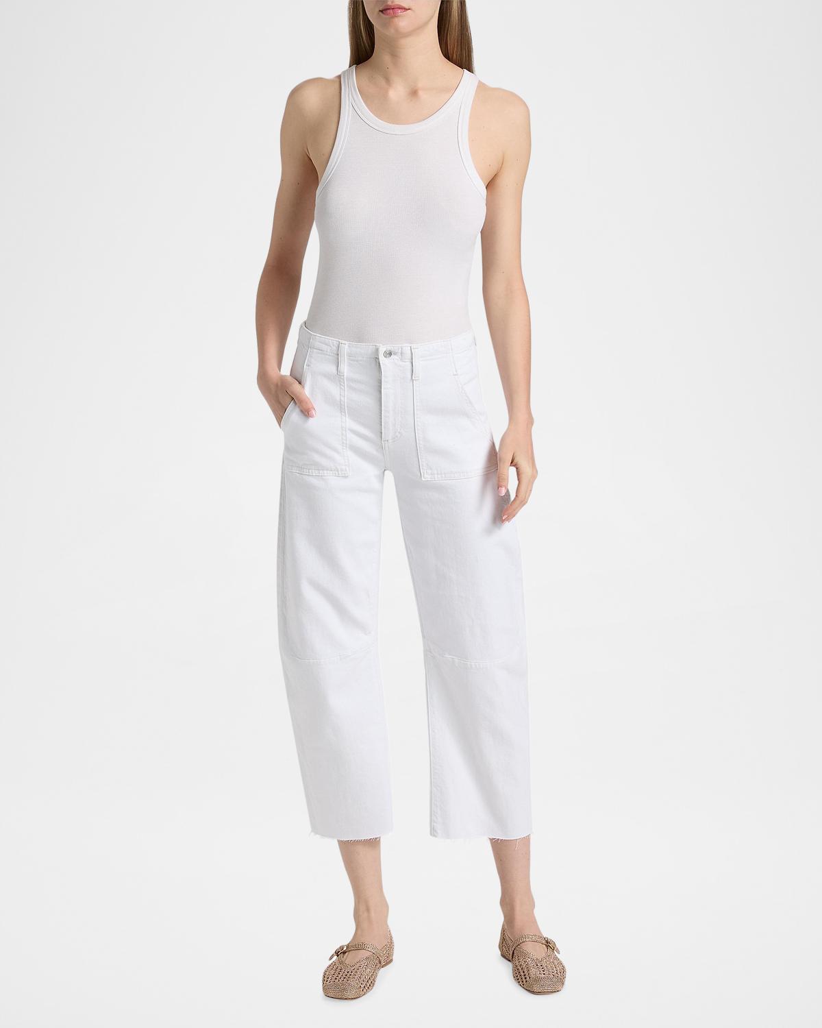 Utility Soft Barrel Crop Jeans - thumbnail 2
