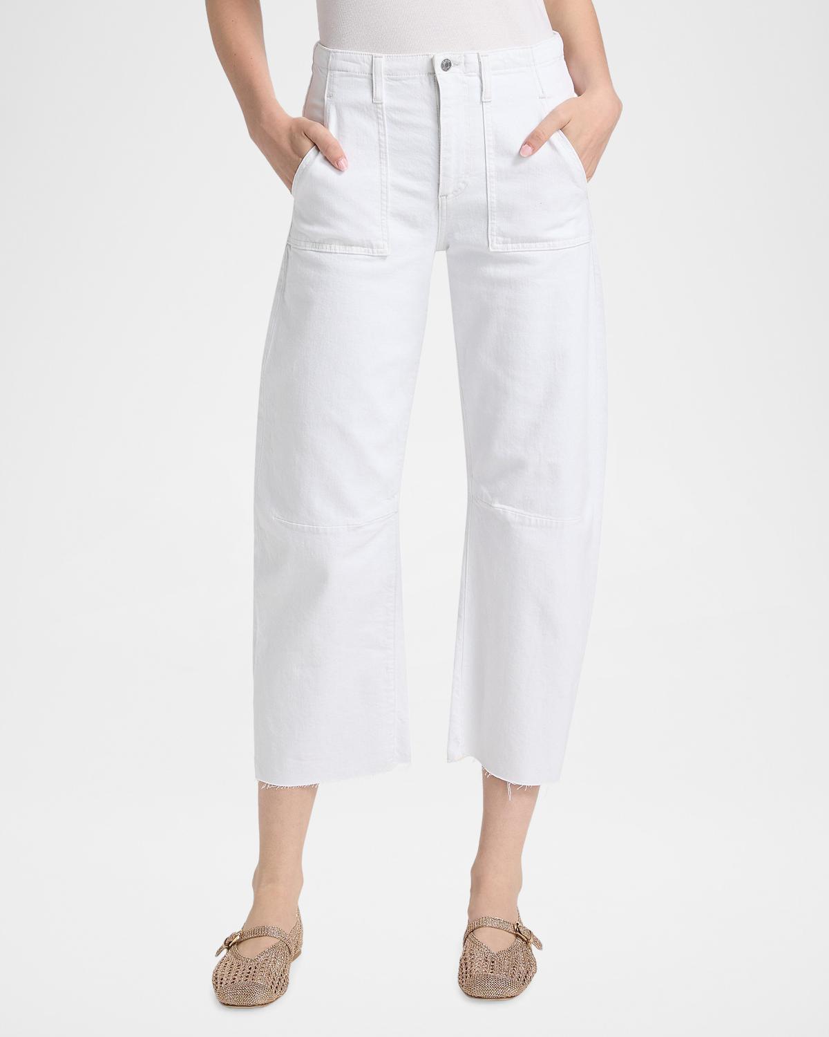 Utility Soft Barrel Crop Jeans - thumbnail 4