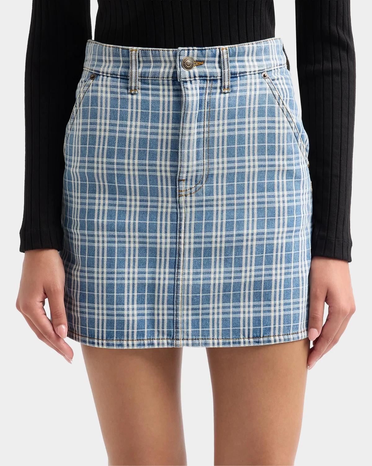 Norcross Denim Mini Skirt - thumbnail 5