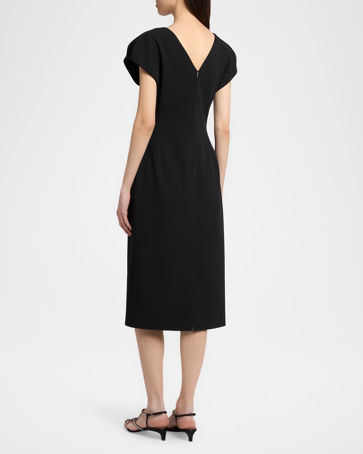 Wool Sable Midi Dress - thumbnail 3