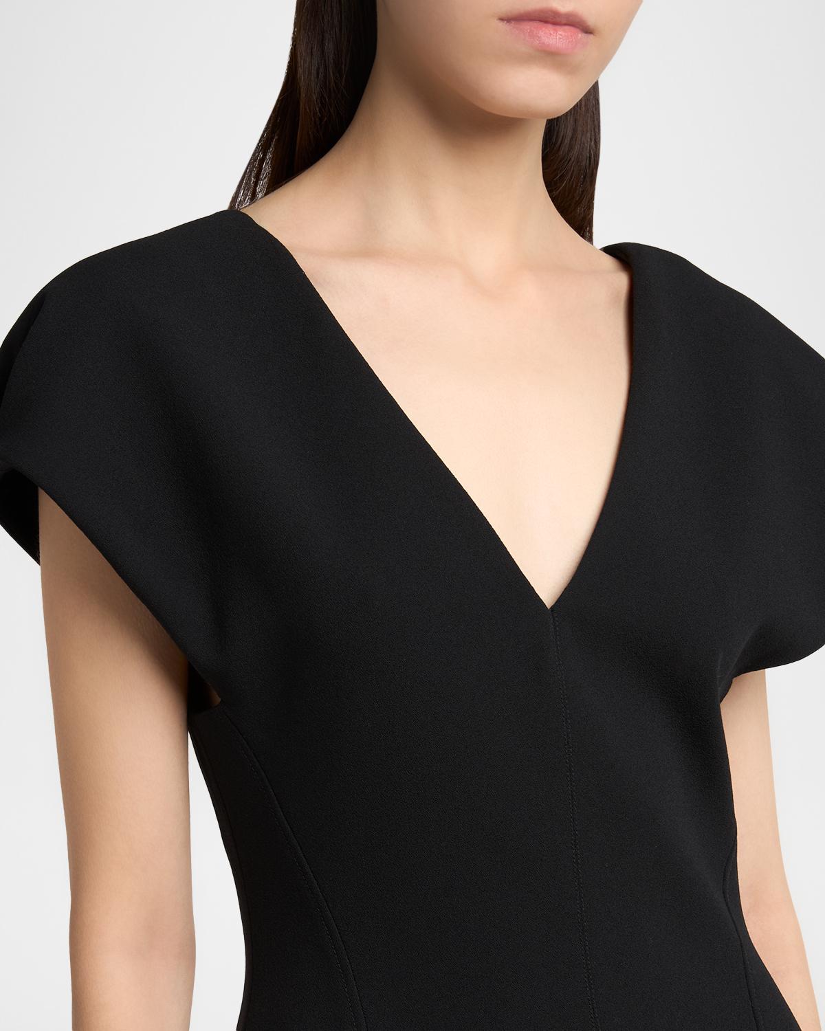 Wool Sable Midi Dress - thumbnail 5