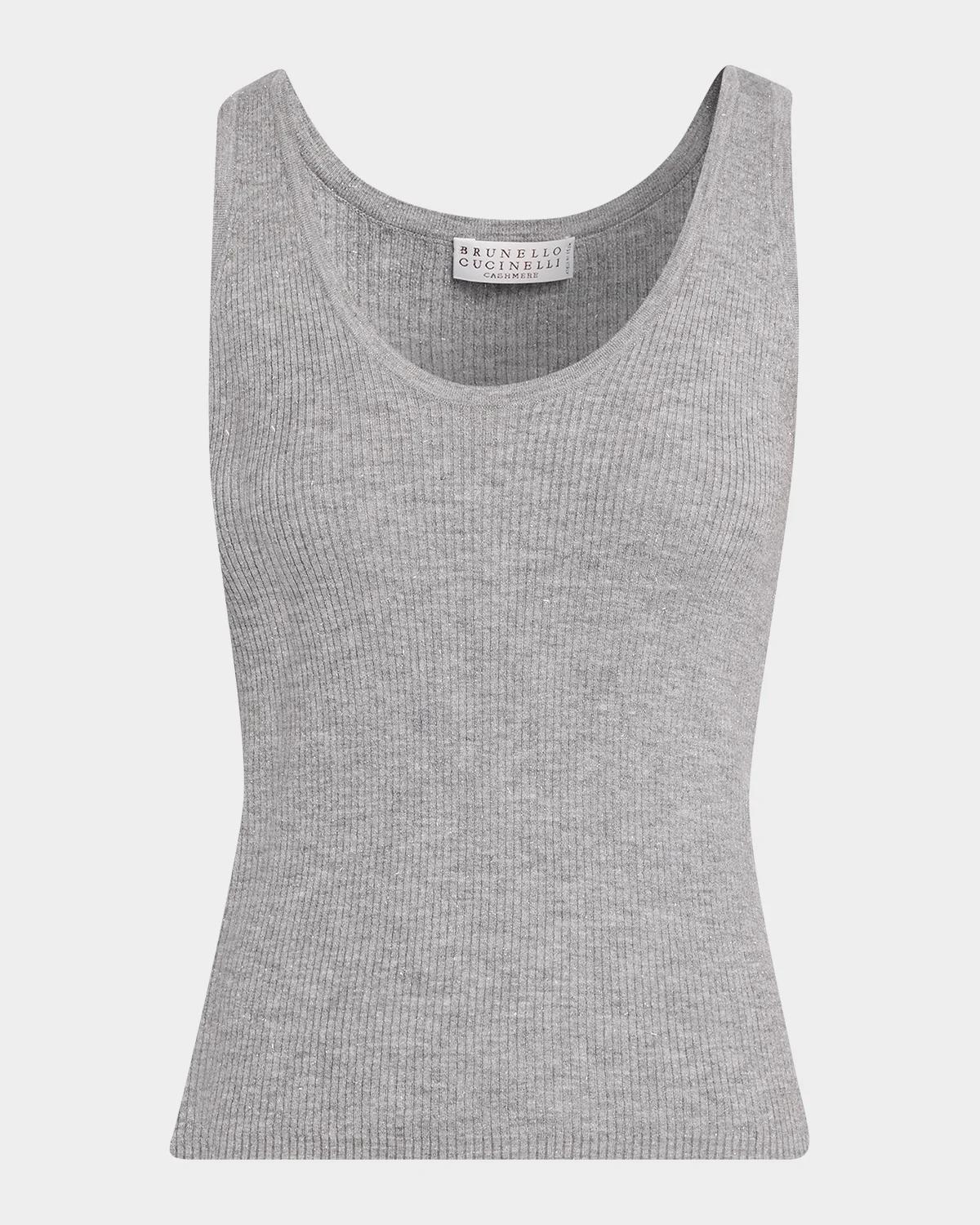 Sparkle Rib Knit Tank Top