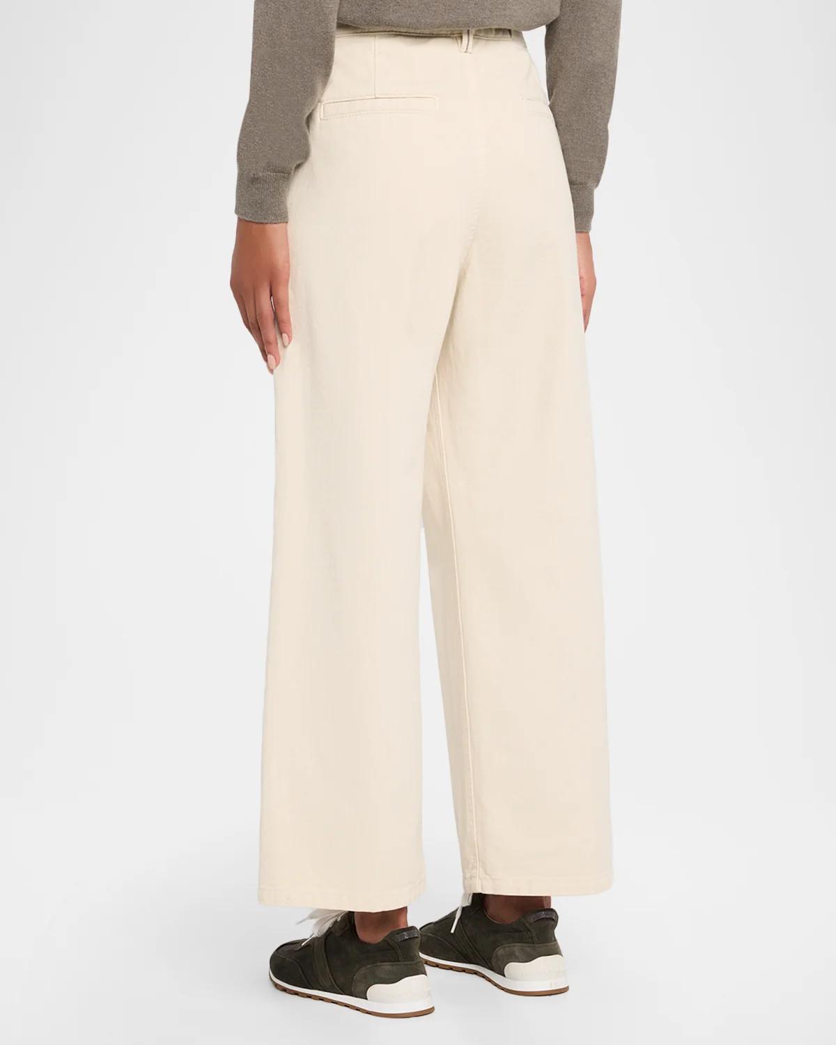 Garment Dye Straight-Leg Ankle Pants - thumbnail 3