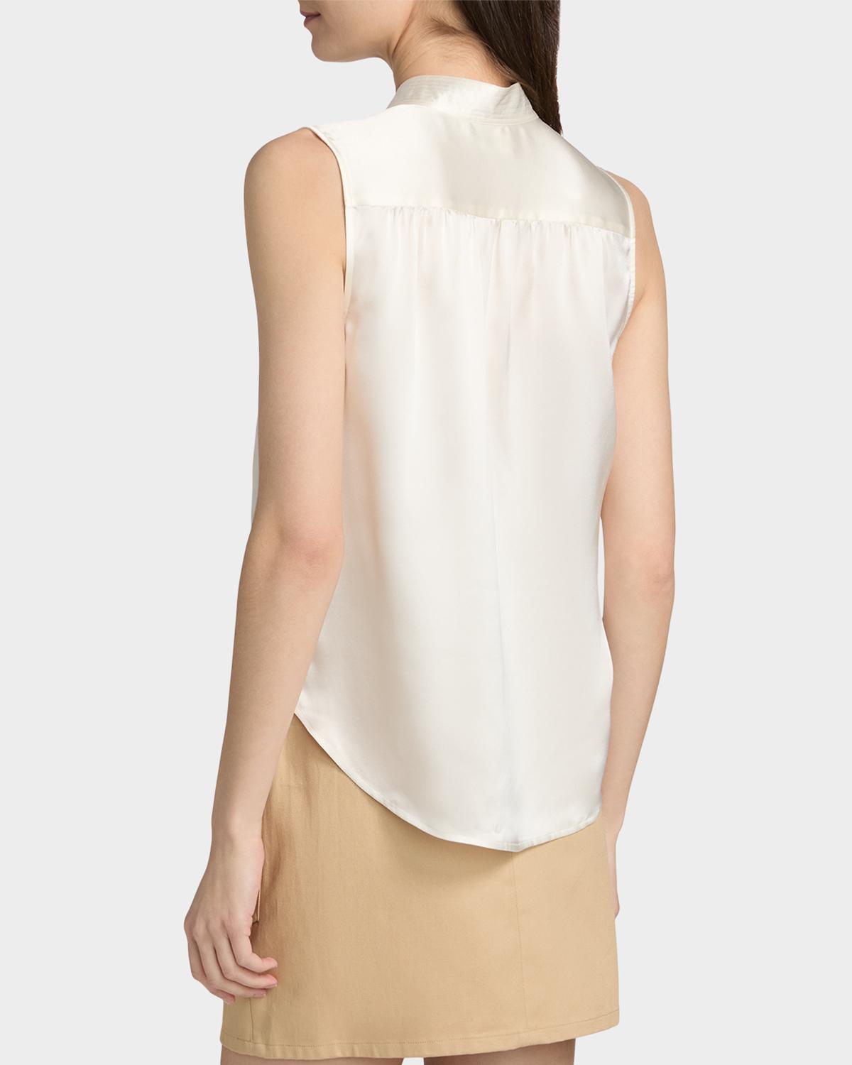 Phoebe Silk Sleeveless Blouse - thumbnail 3