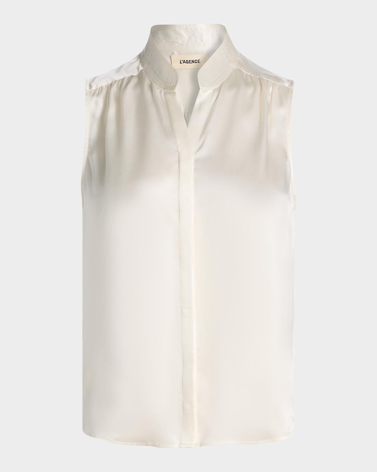 Phoebe Silk Sleeveless Blouse