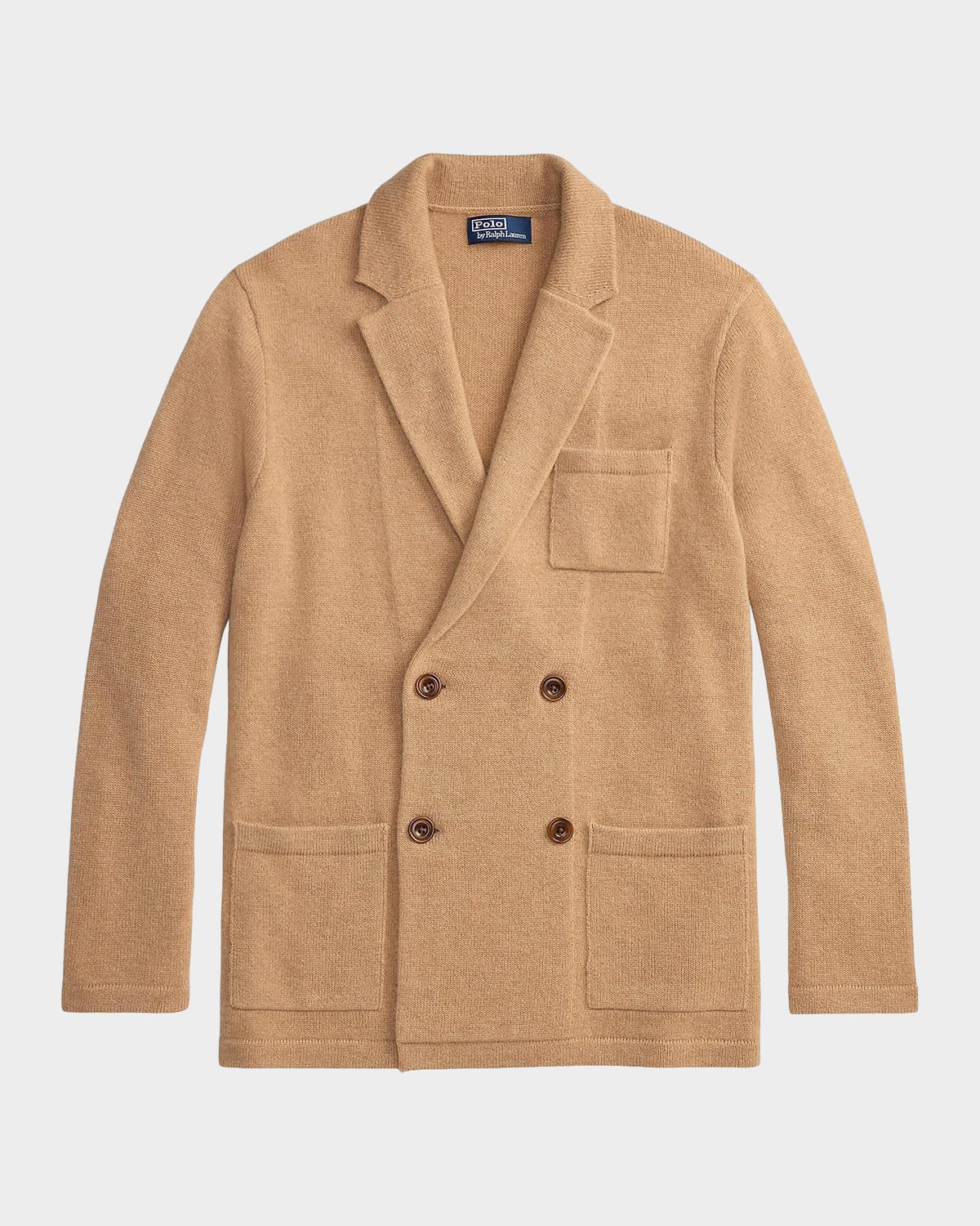 Polo Ralph Lauren Cotton Double-Breasted Cardigan | Neiman Marcus