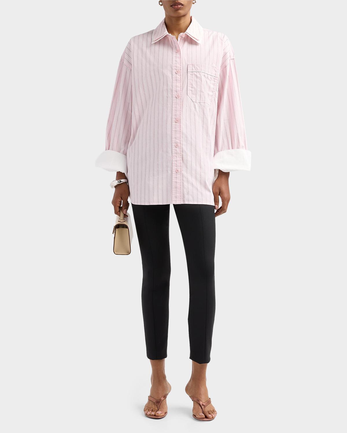 Higher Than Heaven Astra Striped Cotton Shirt - thumbnail 2