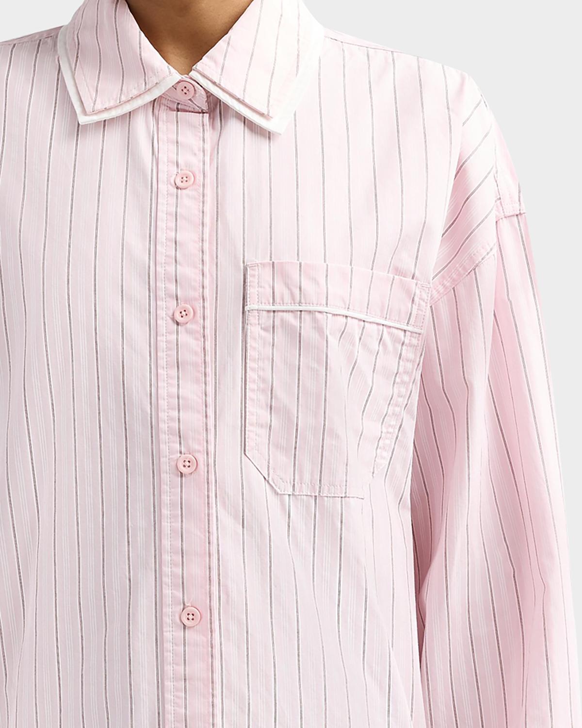 Higher Than Heaven Astra Striped Cotton Shirt - thumbnail 5