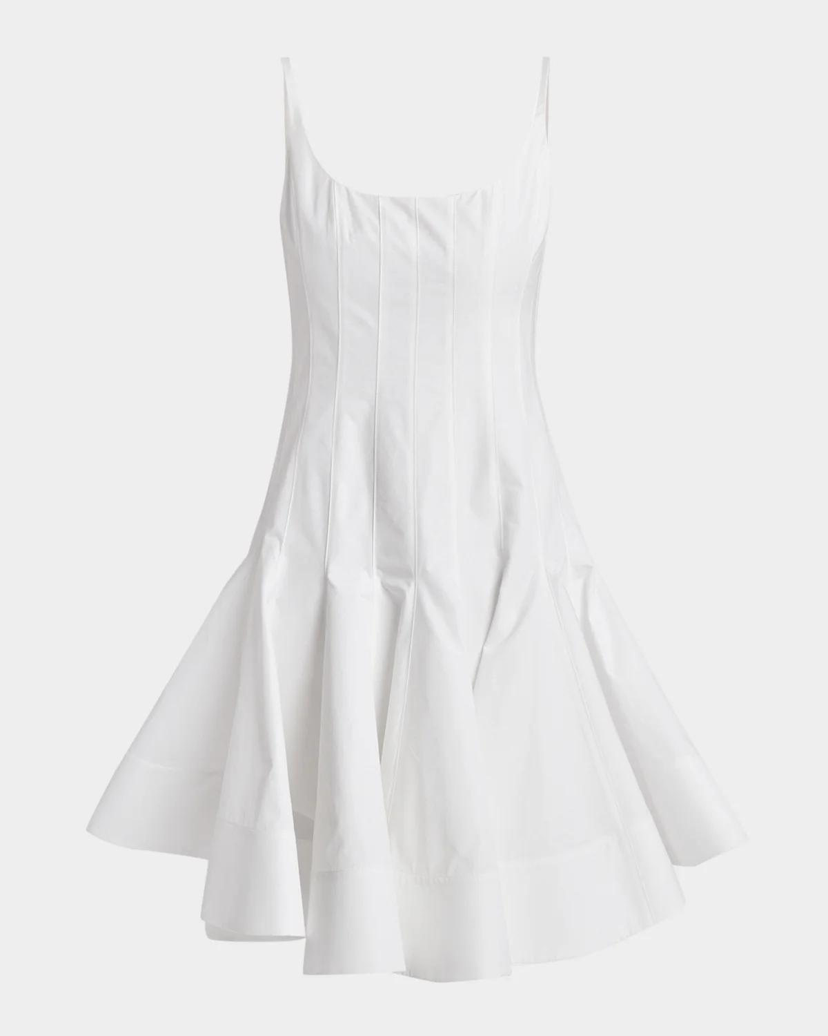 La Agave Sleeveless Fit-&-Flare Mini Dress