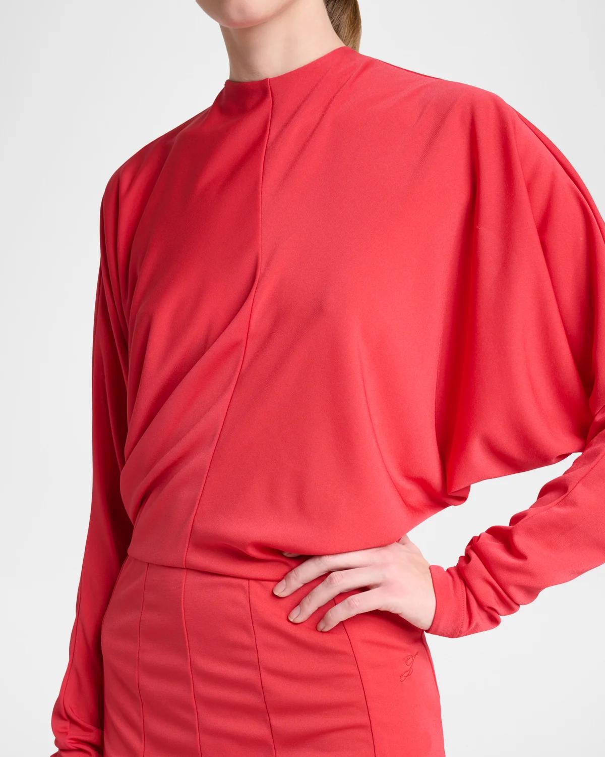 Losange Flounce Midi Dress - thumbnail 5